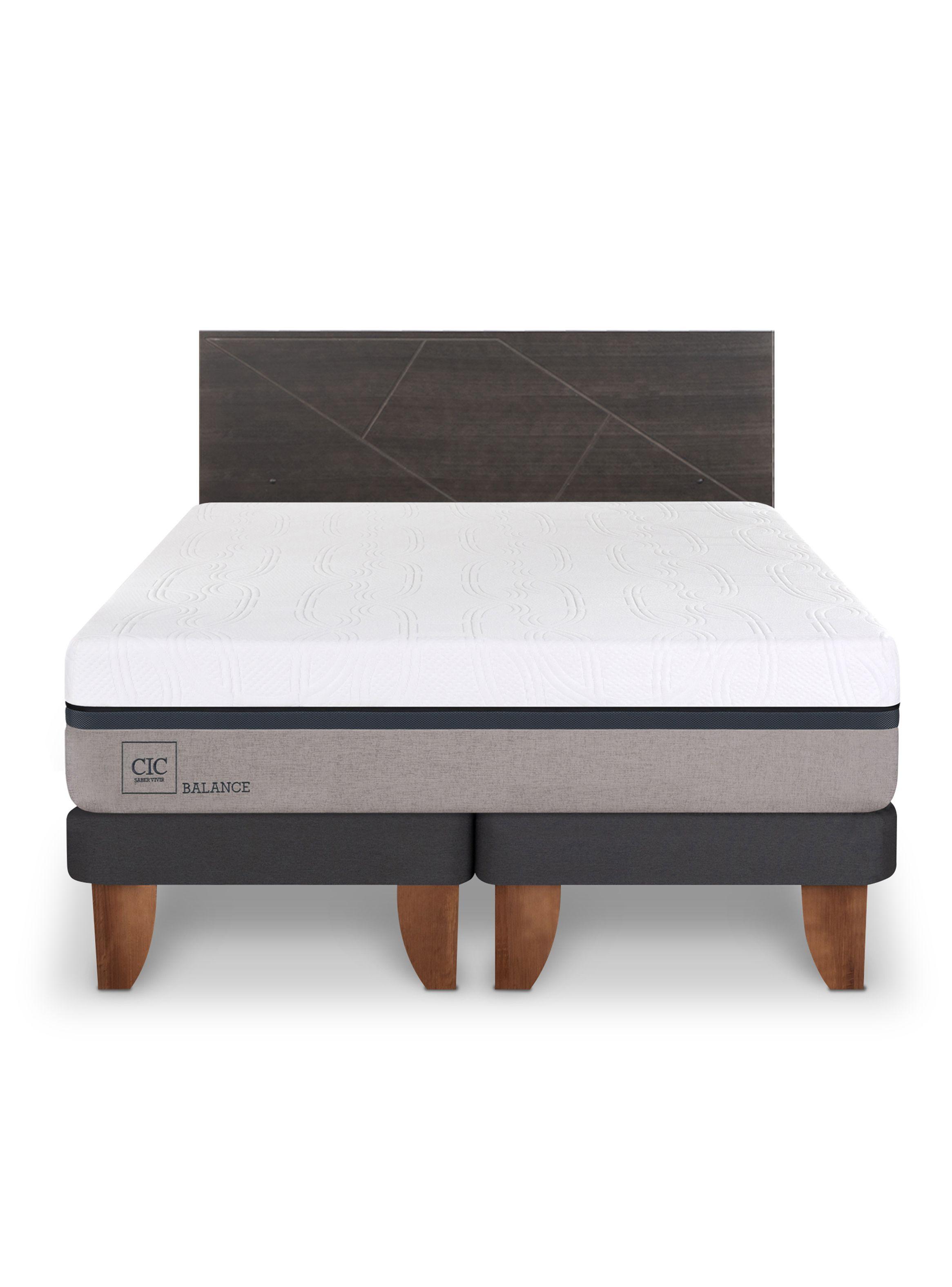 Cama Europea Balance King + Respaldo Villarrica-2