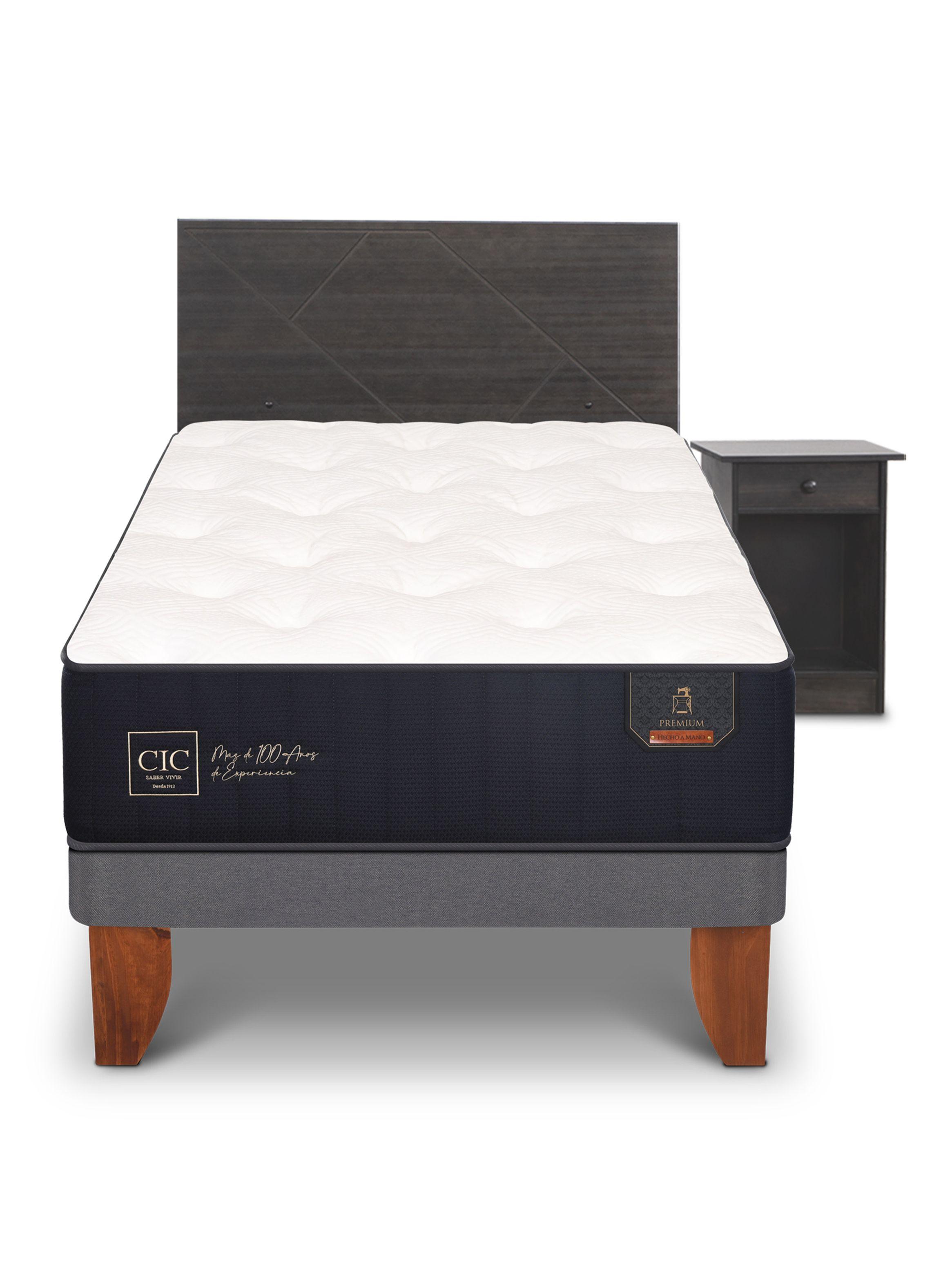 Cama Europea Premium 1.5 Plazas + Set de Muebles Villarrica-2