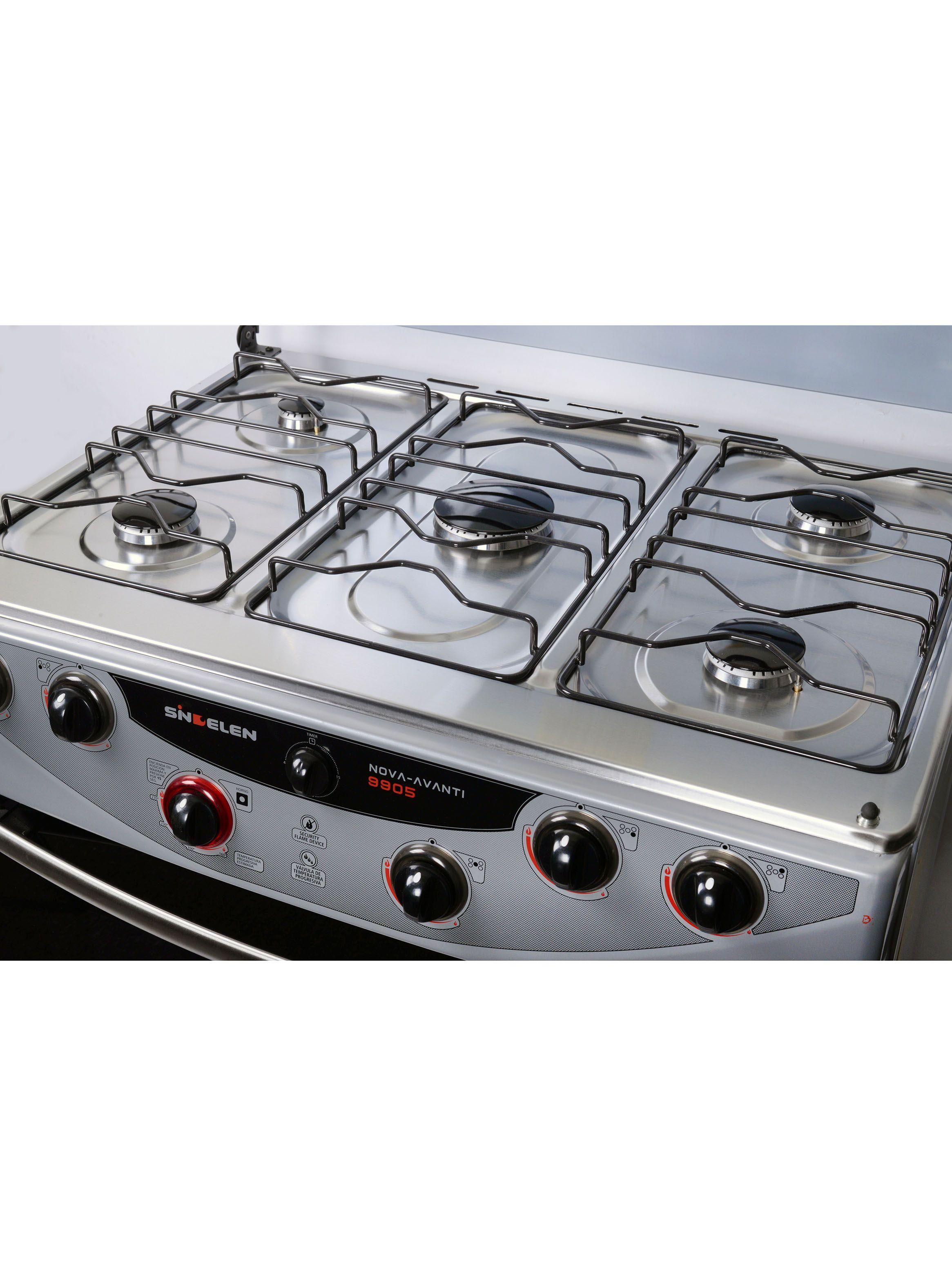 Cocina a Gas 5 Quemadores CH-9905SI Silver-4