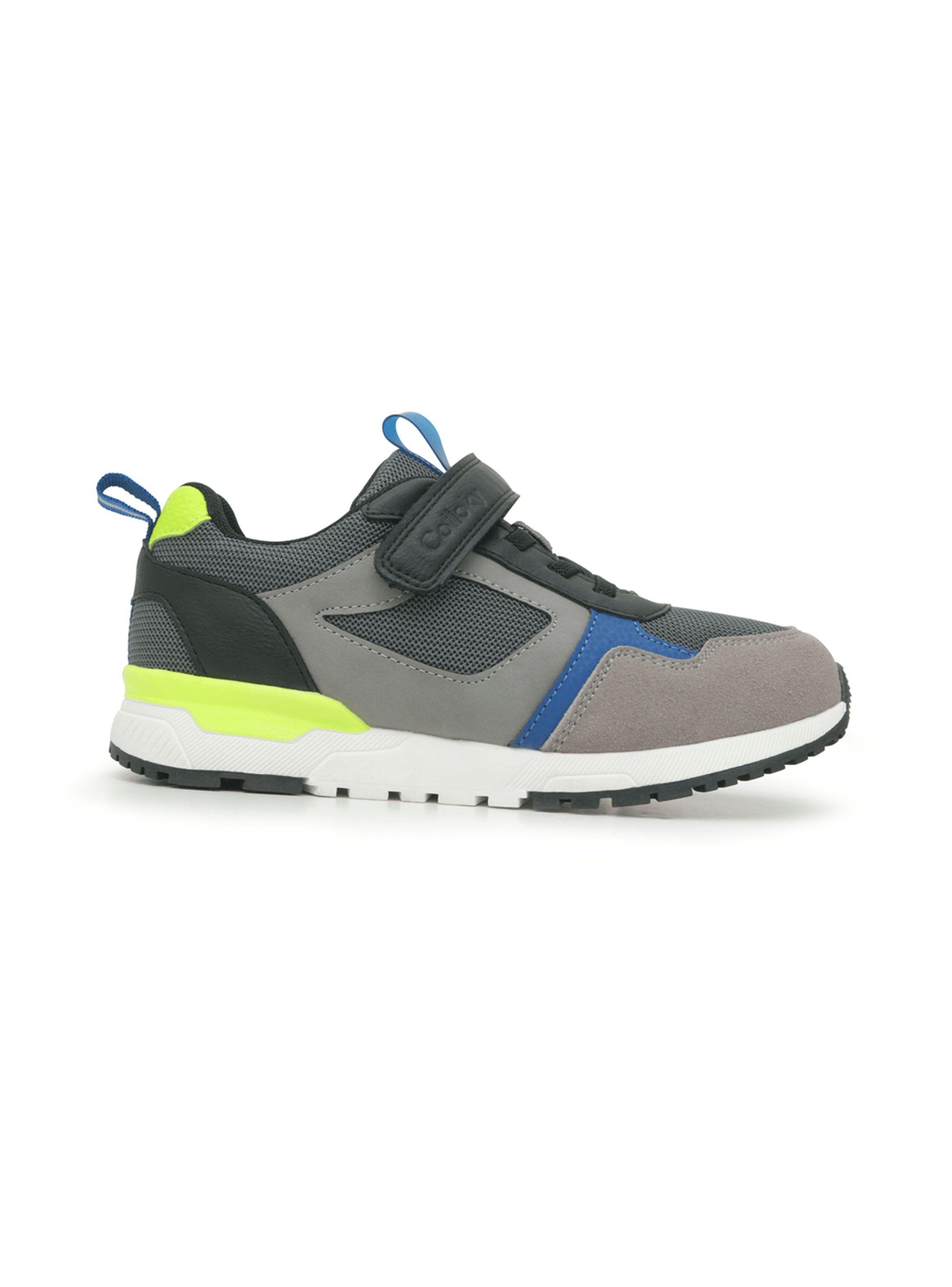 Zapatilla Urbana Jr Jogging Velcro Elástico Nño-0