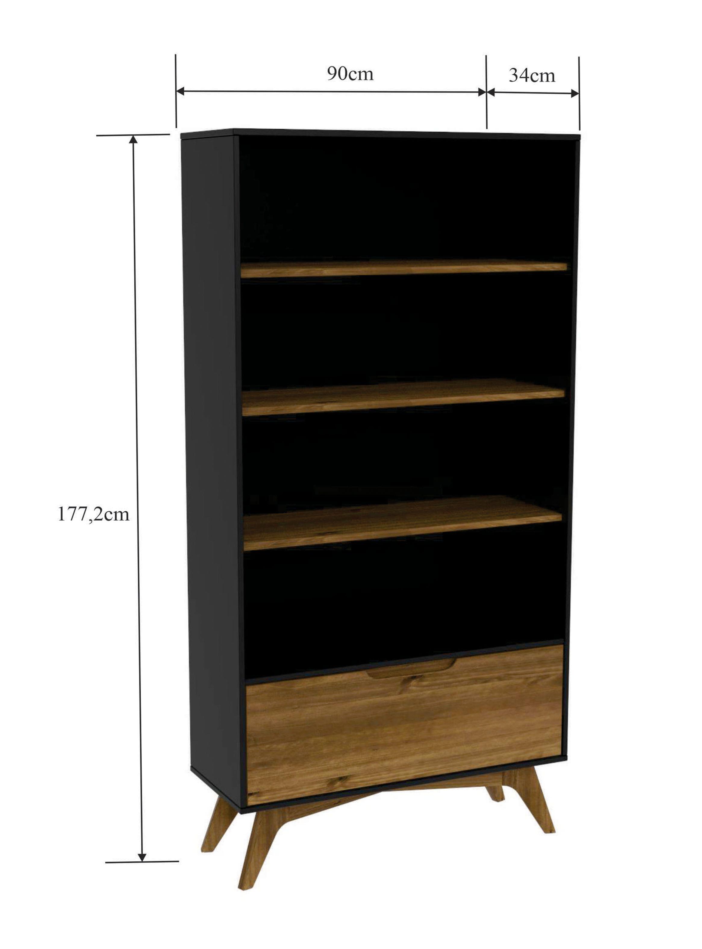 Estante Rio 90x34x172 cm-2