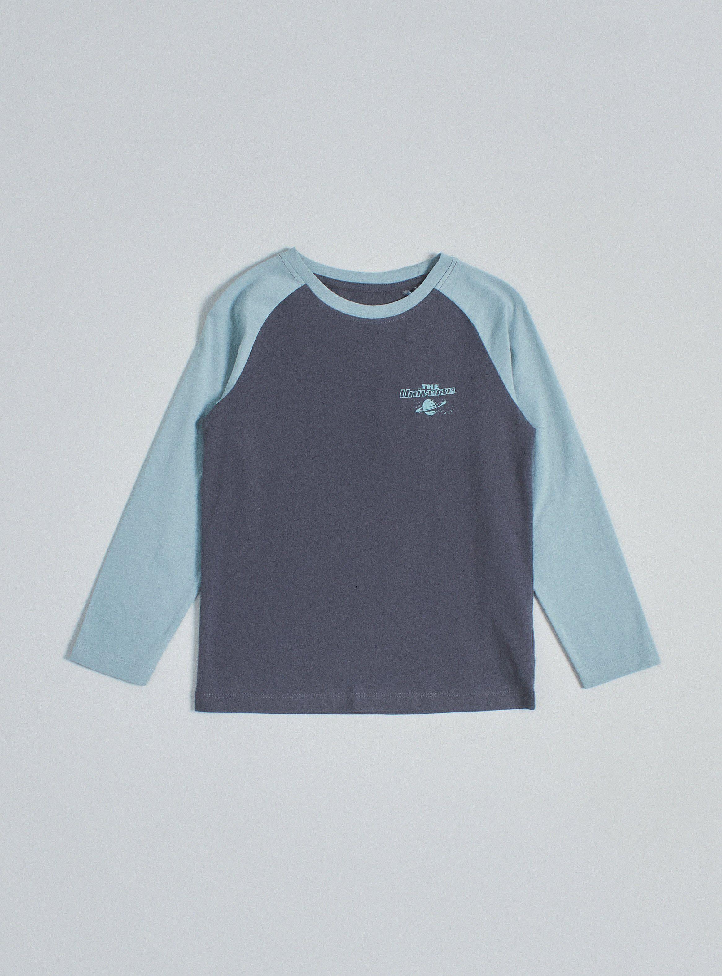 Polera Manga Raglán Estampada-0