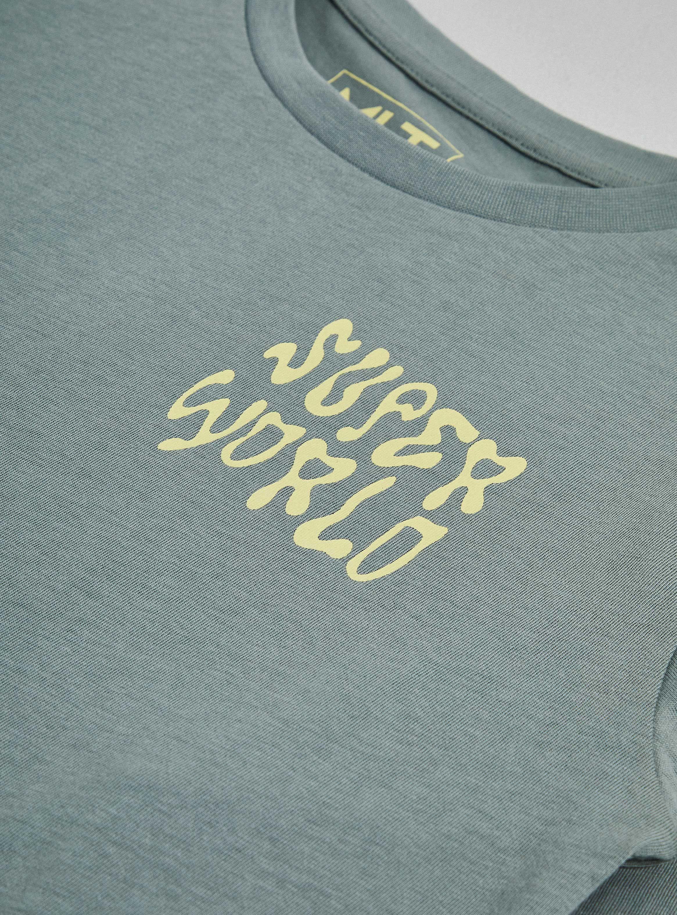 Polera Estampado Pequeño Adelante y Grande Atrás-2