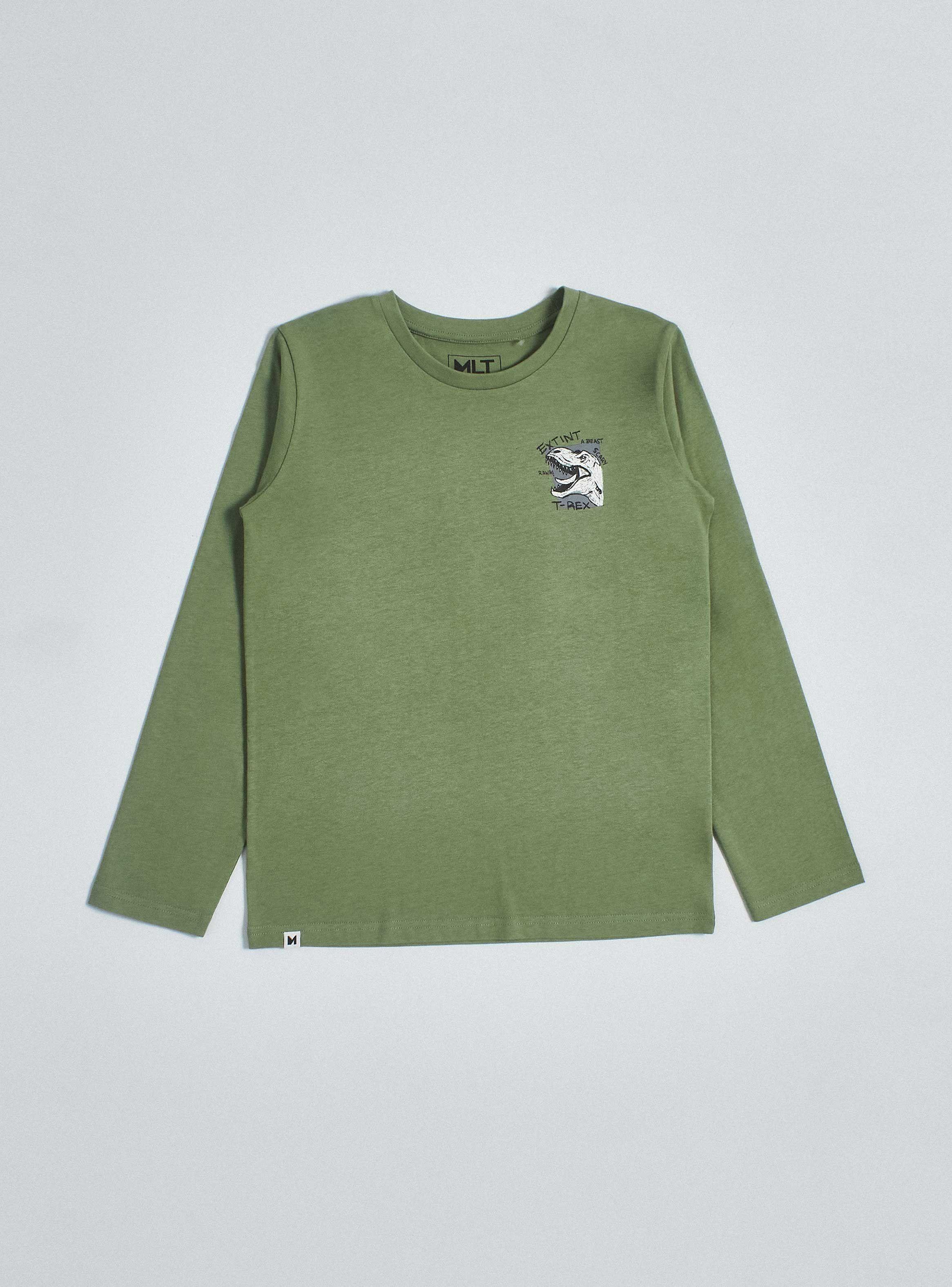 Polera Estampado Pequeño Adelante y Grande Atrás-0