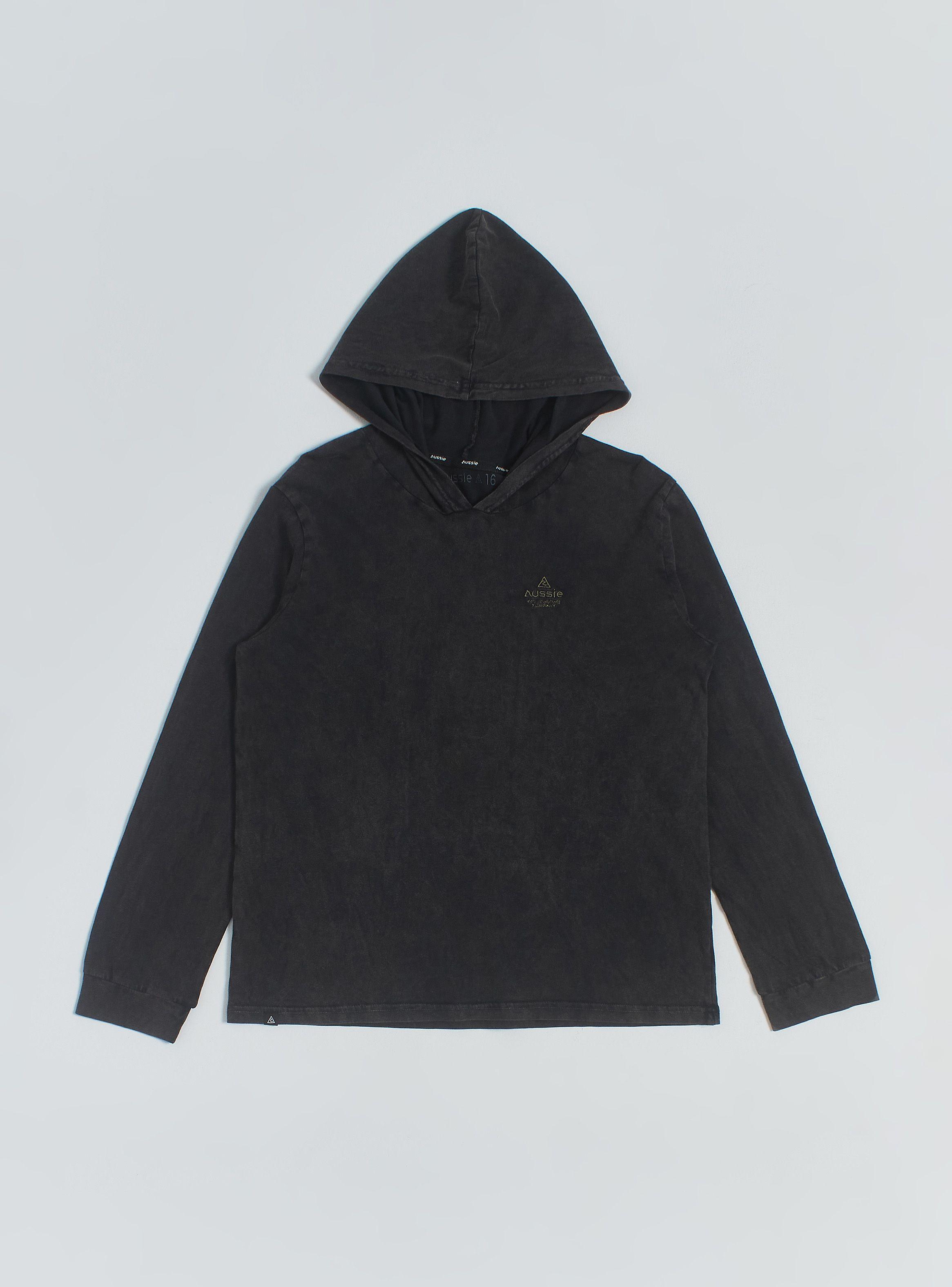 Polera Acid Wash Con Gorro-2