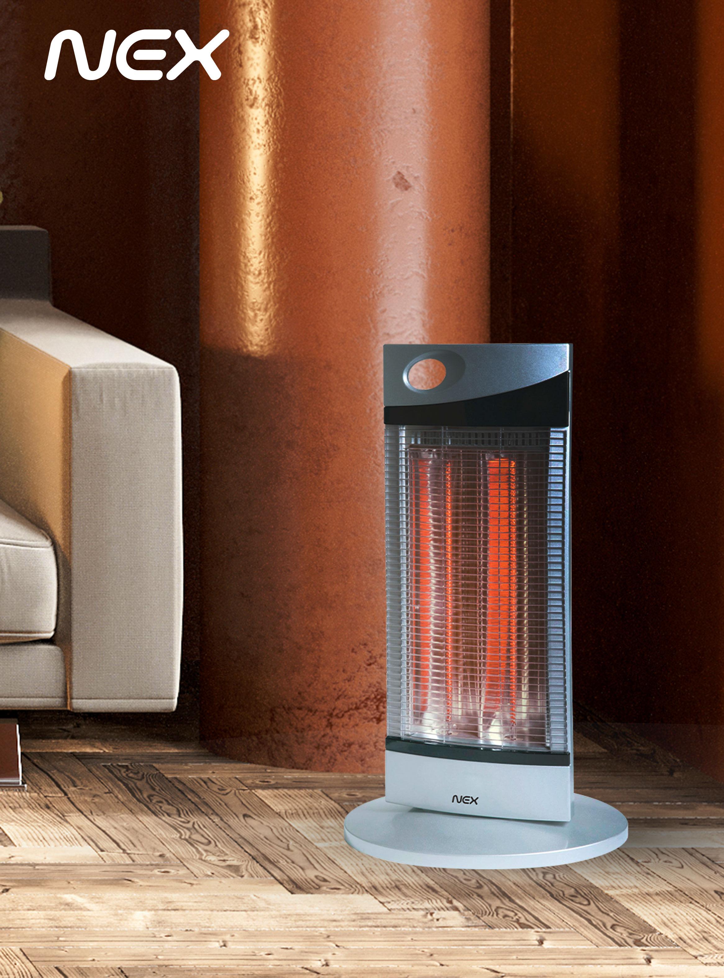 Estufa Carbono 800W CRH1000 Plateado-6