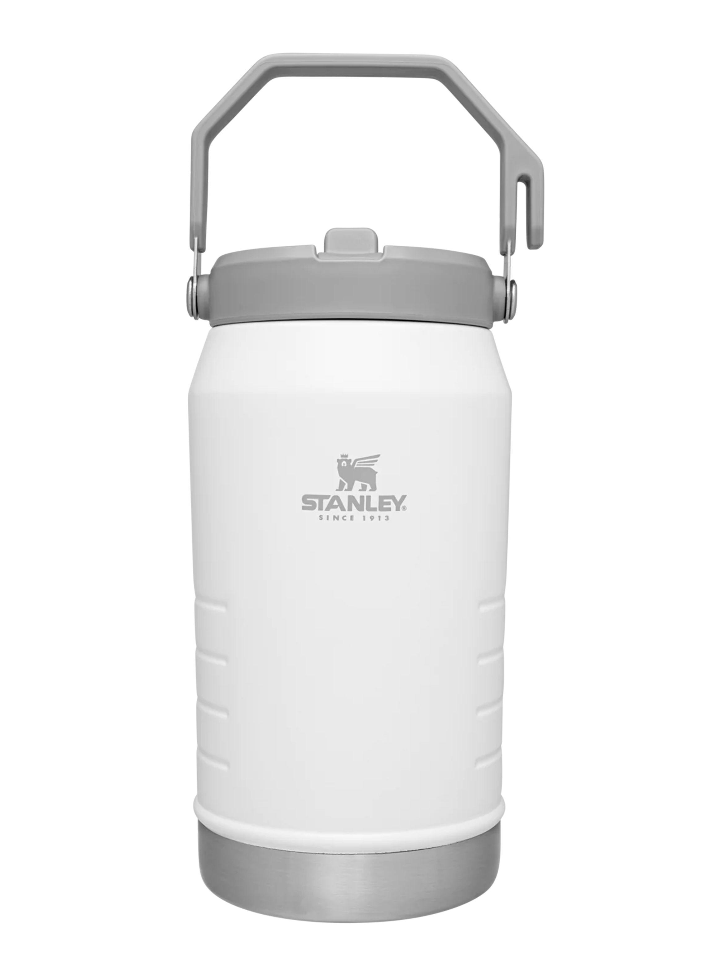 Botellón Hidratación con Bombilla Blanco 1.9 Litros-0