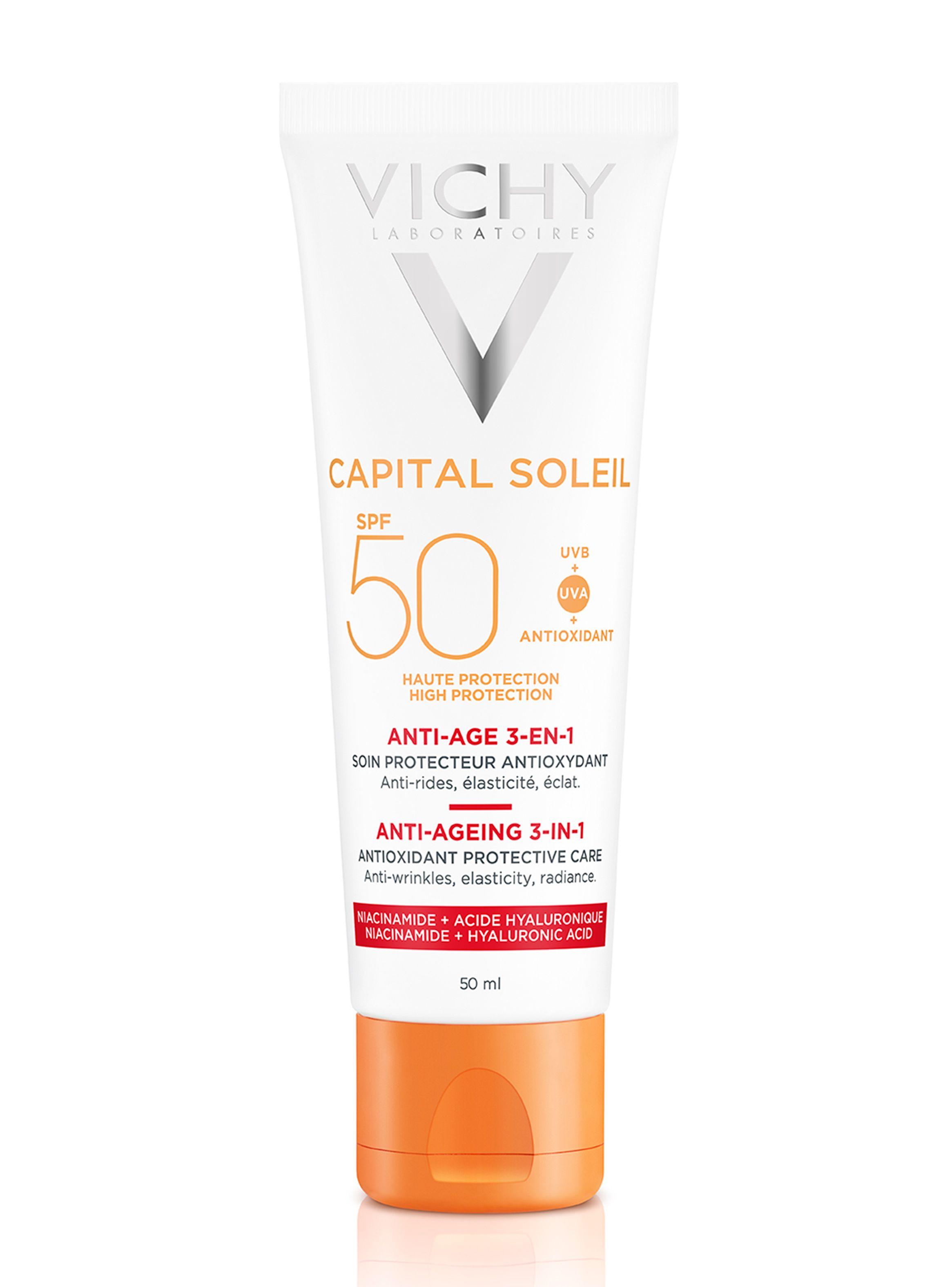 Protector Solar Ideal Soleil Vichy Anti-Edad FPS 50+ Vichy-0