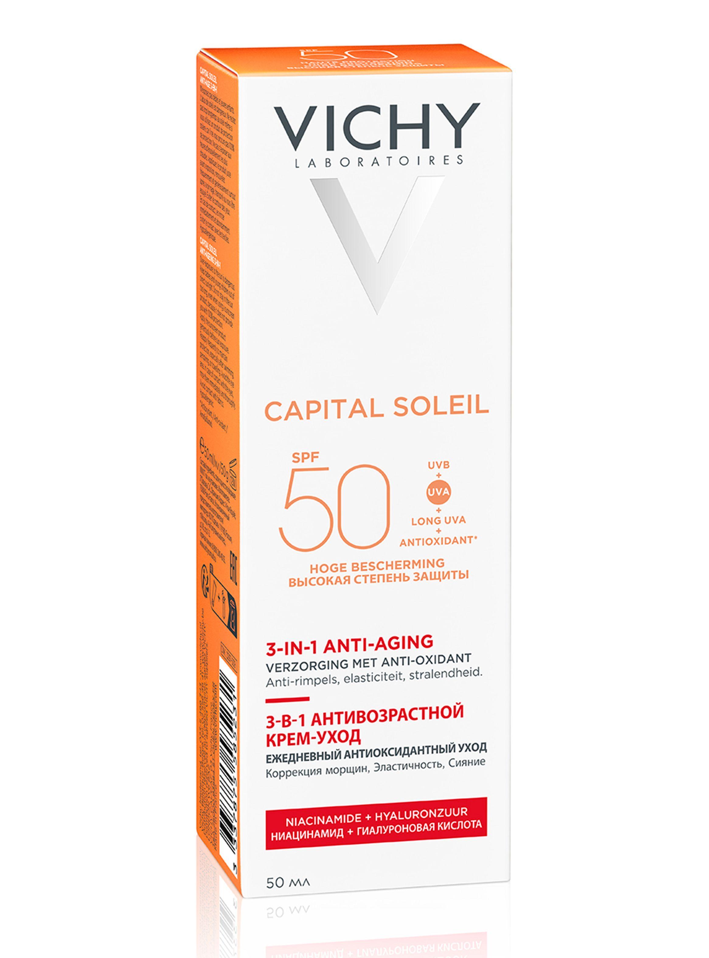 Protector Solar Ideal Soleil Vichy Anti-Edad FPS 50+ Vichy-1