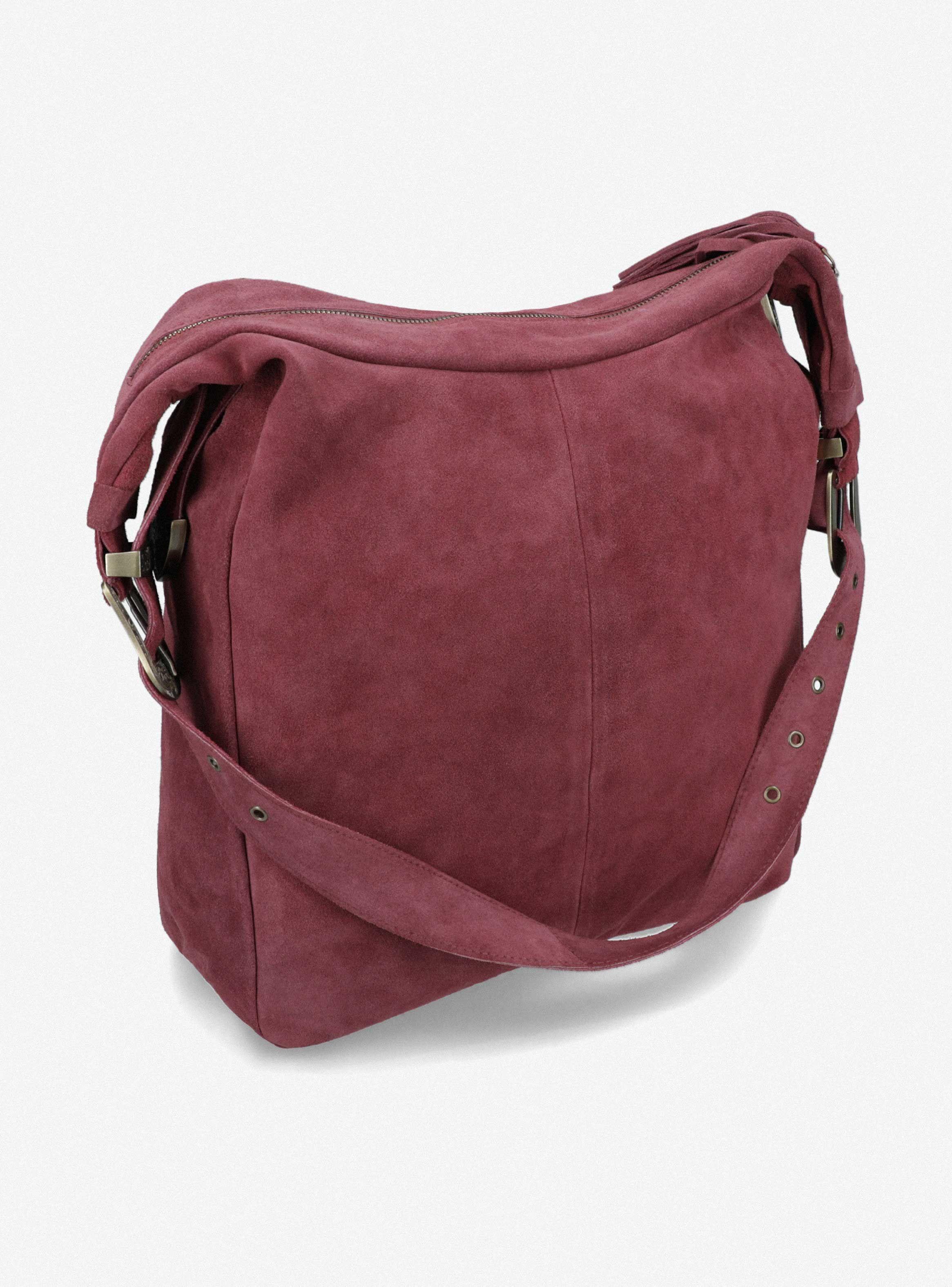 Cartera Tote Suede Hebillas-4
