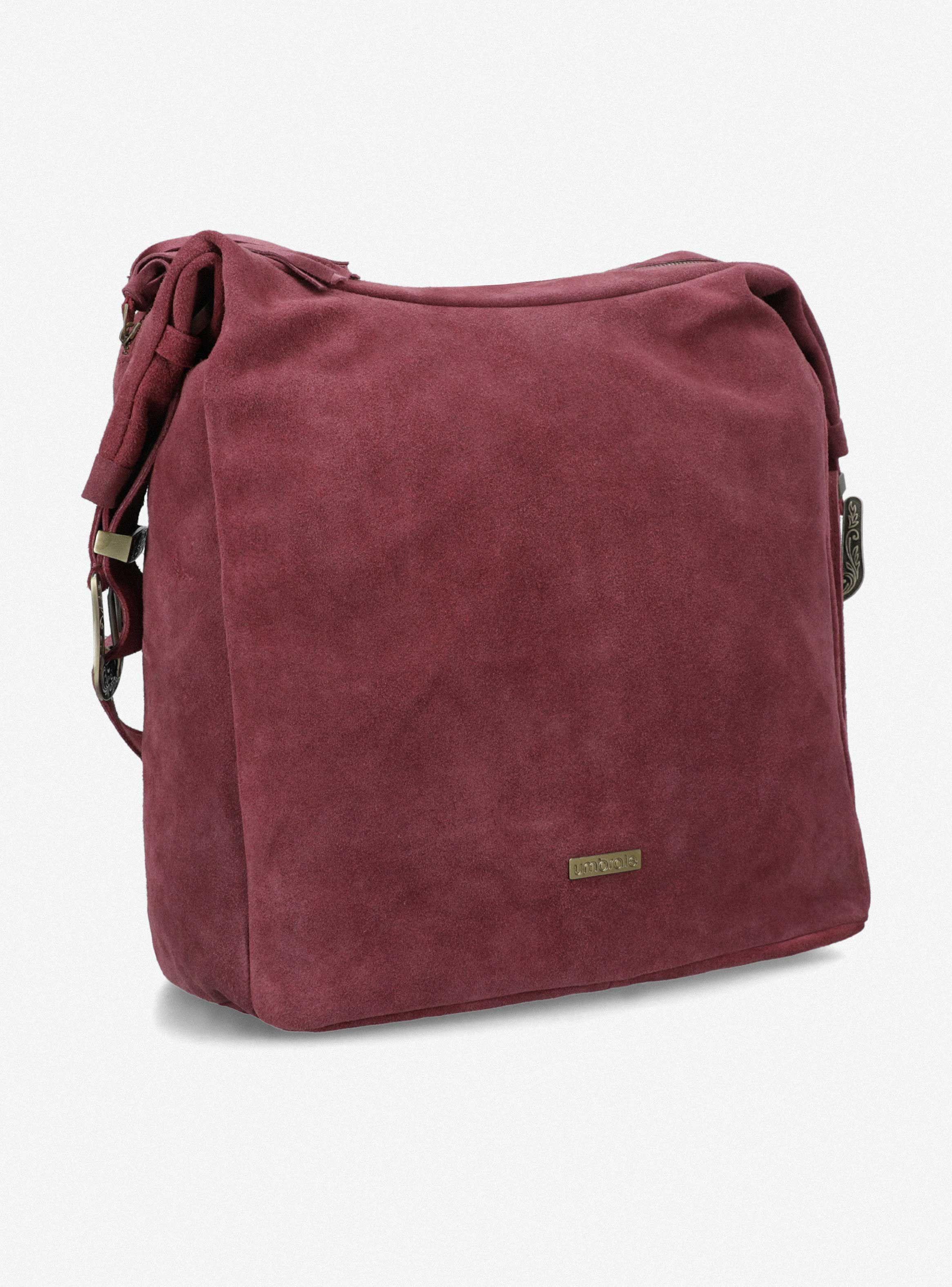 Cartera Tote Suede Hebillas-3