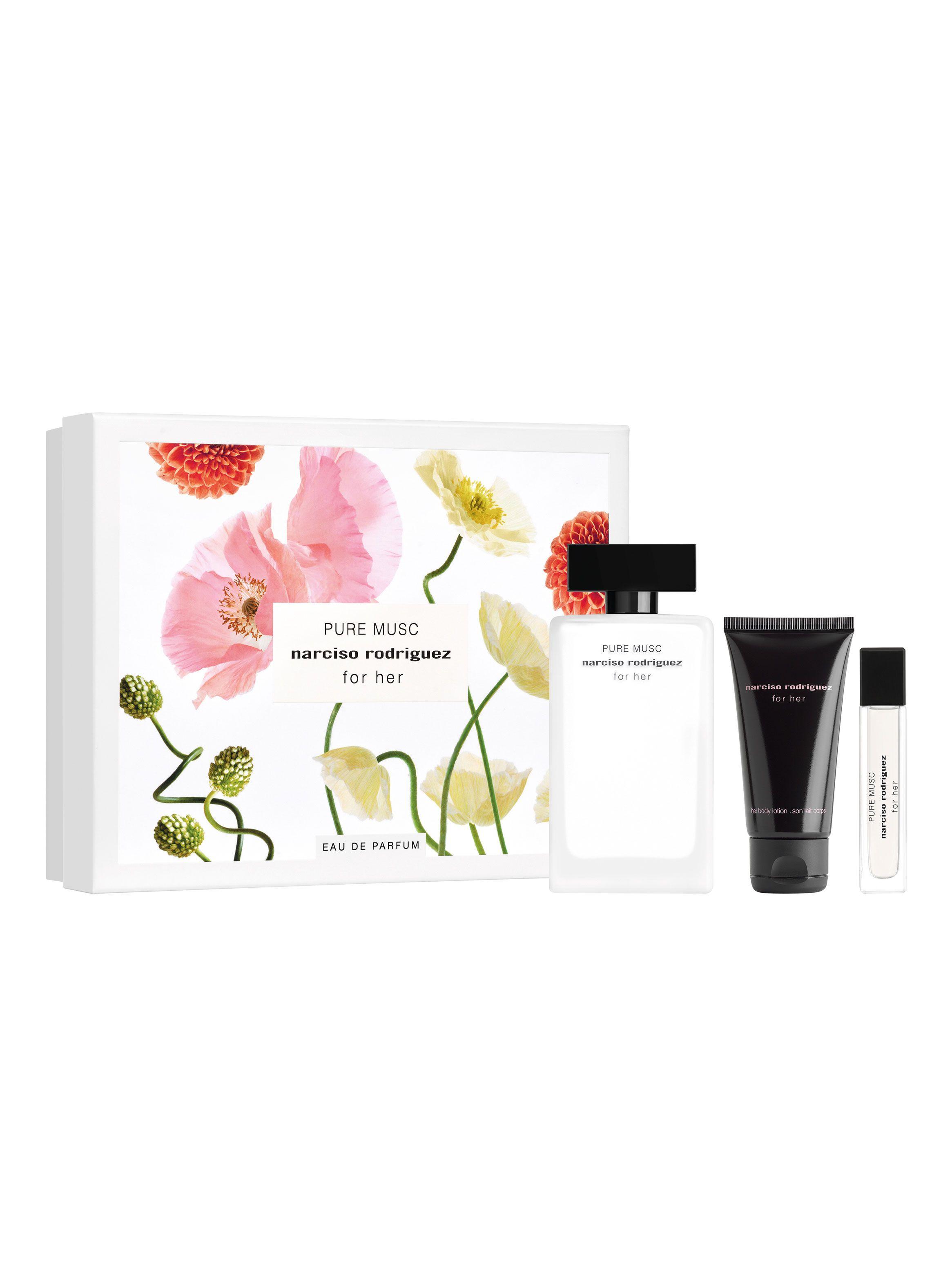 Set Perfume NR For Her Pure Musc EDP Mujer 100 ml + Body Lotion 50 ml + Travel Spray 10ml-0