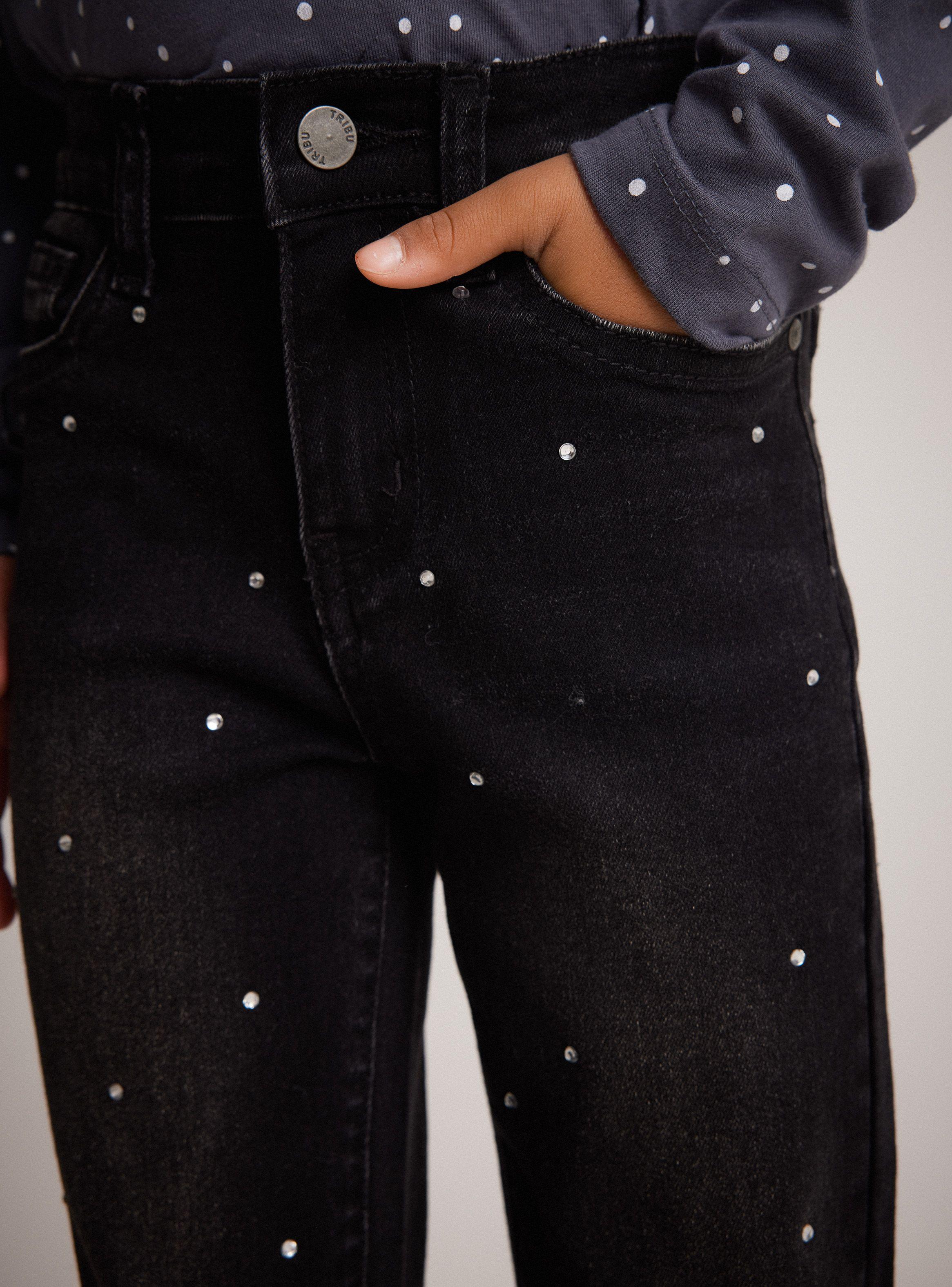 Jeans Skinny  Aplicación Strass-1