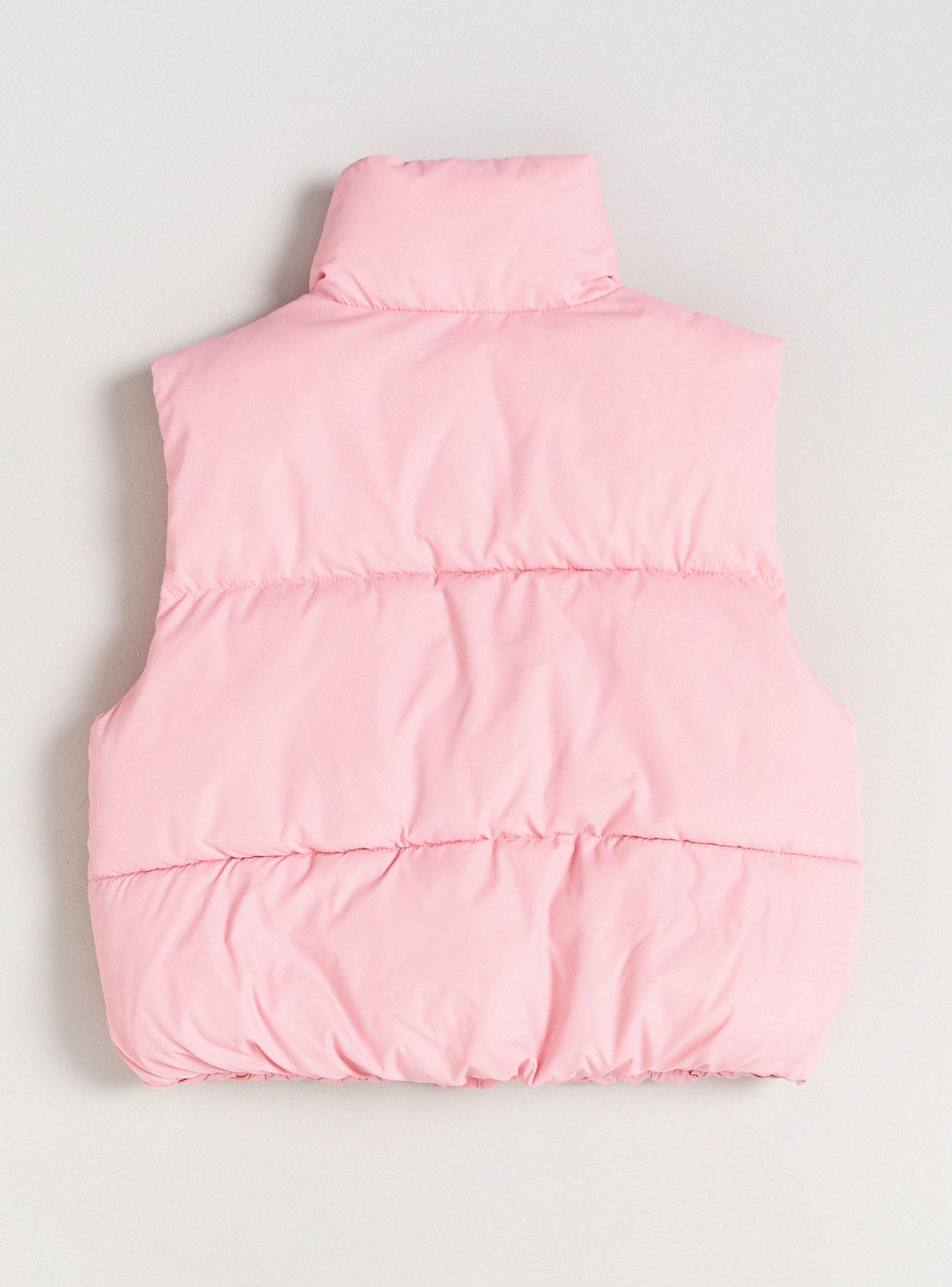 Parka Color Sólido con Bolsillos a los Costados-3