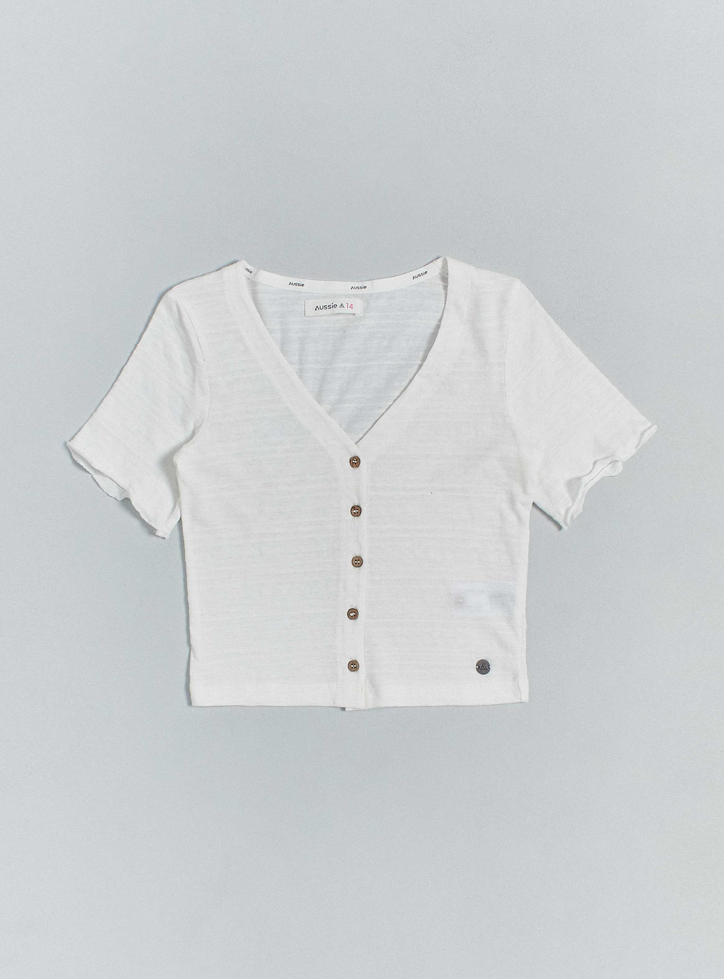Polera Lavada con Botones-2