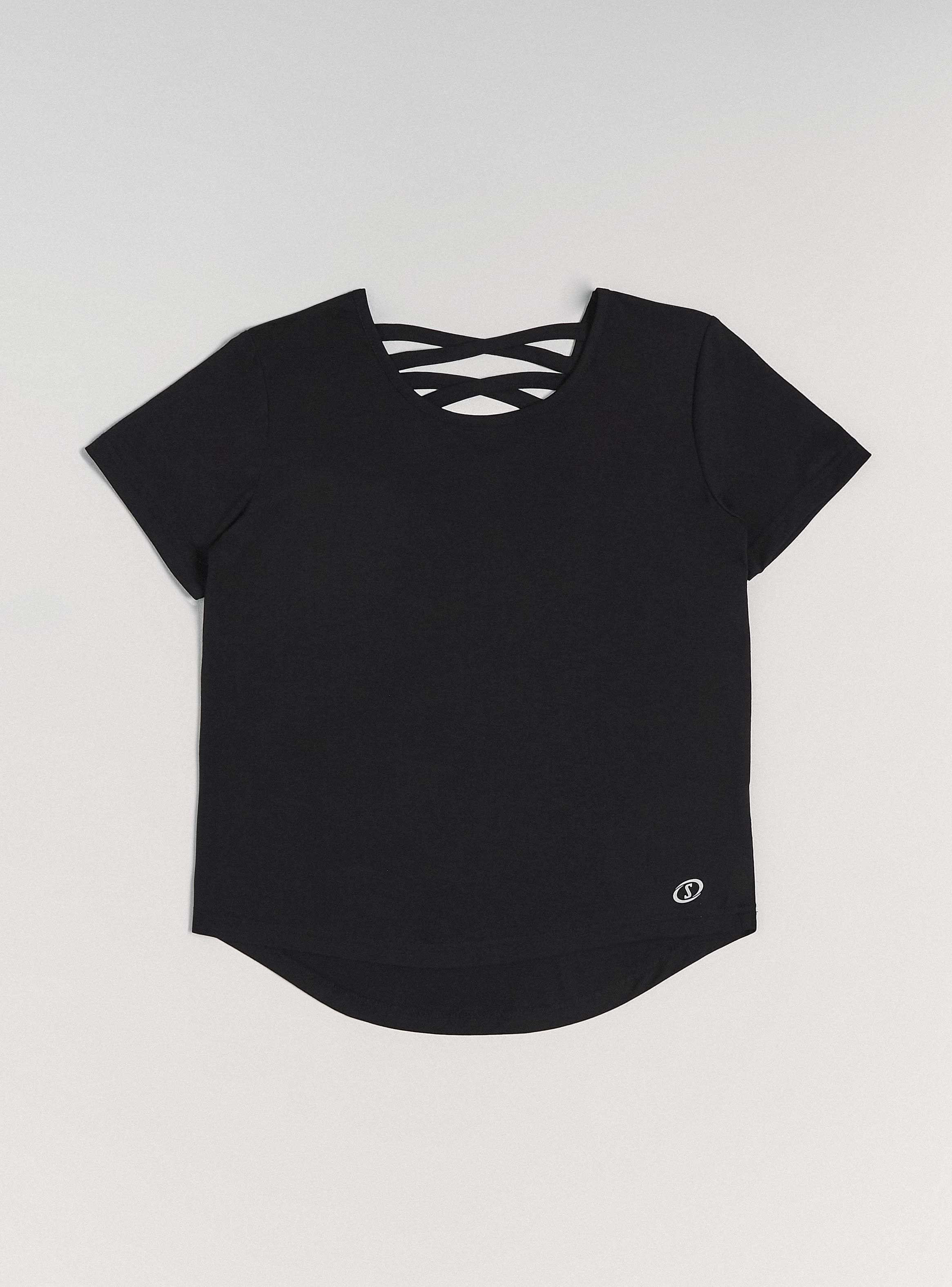 Polera Tela Suave Tiras Cruzadas Espalda-2