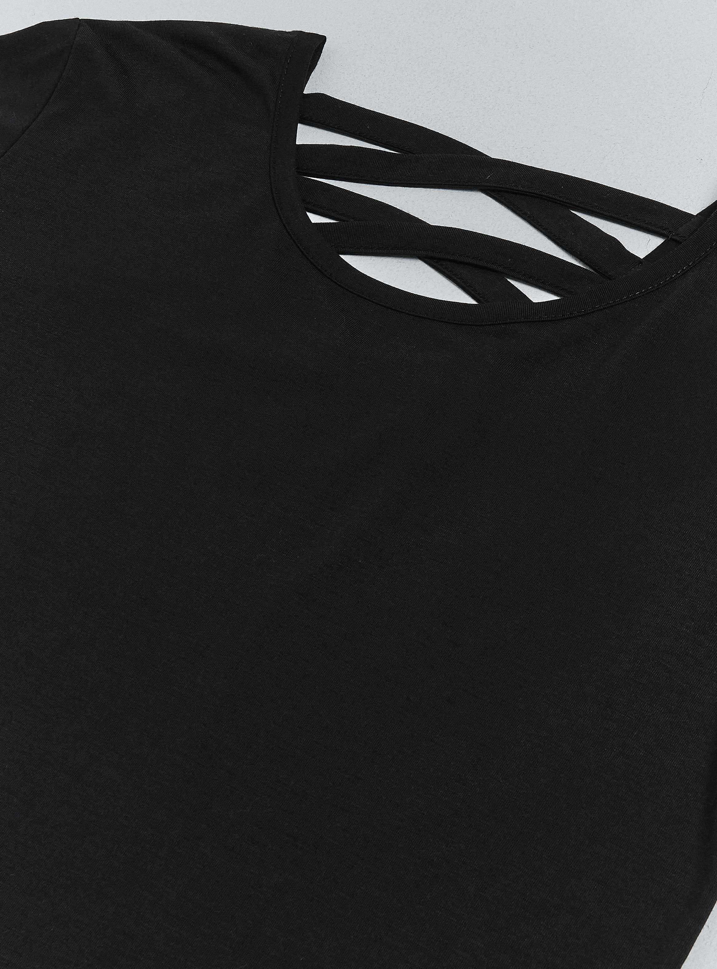 Polera Tela Suave Tiras Cruzadas Espalda-4
