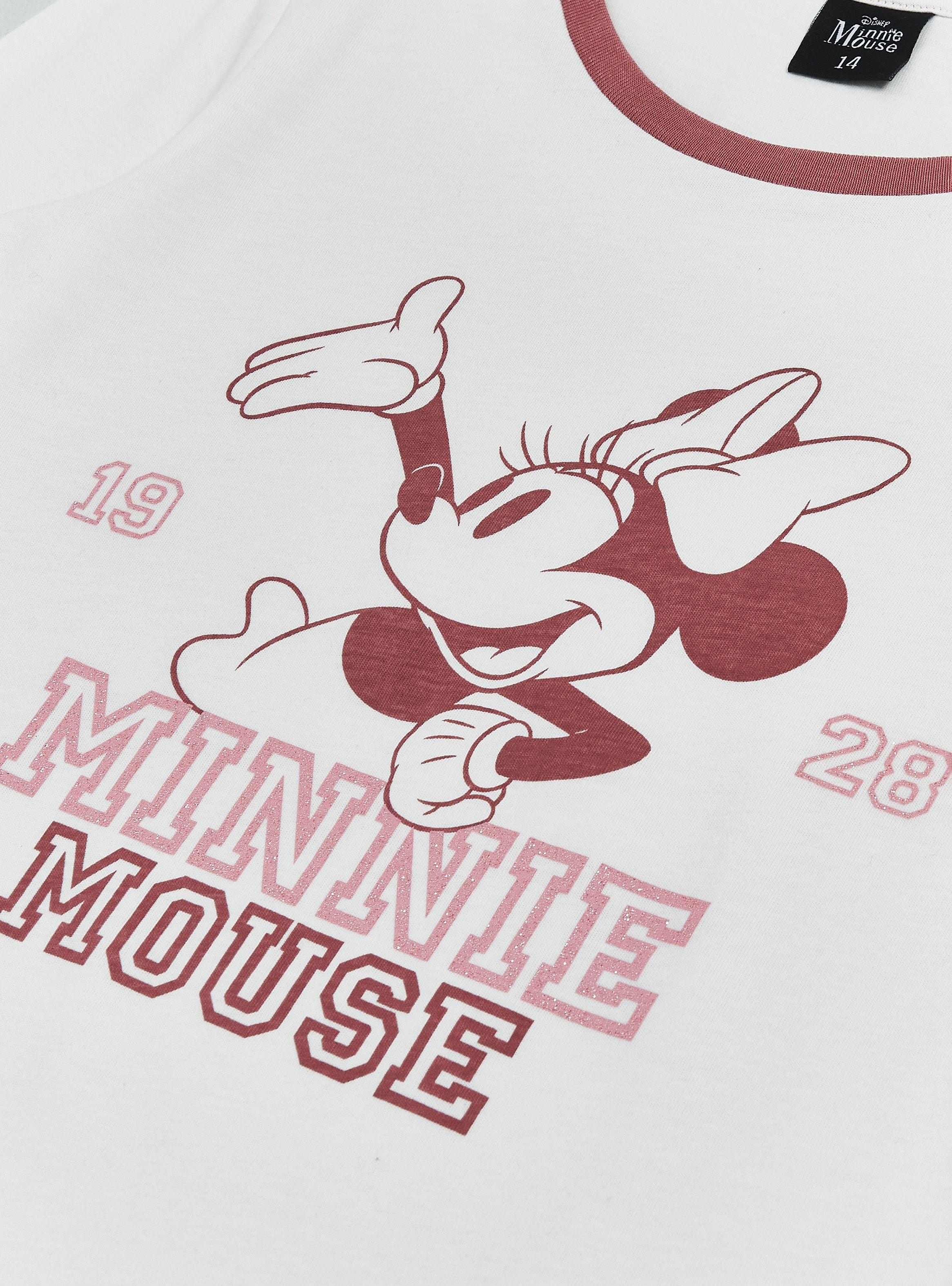 Polera Estampado con Brillo de Minnie Mouse-4