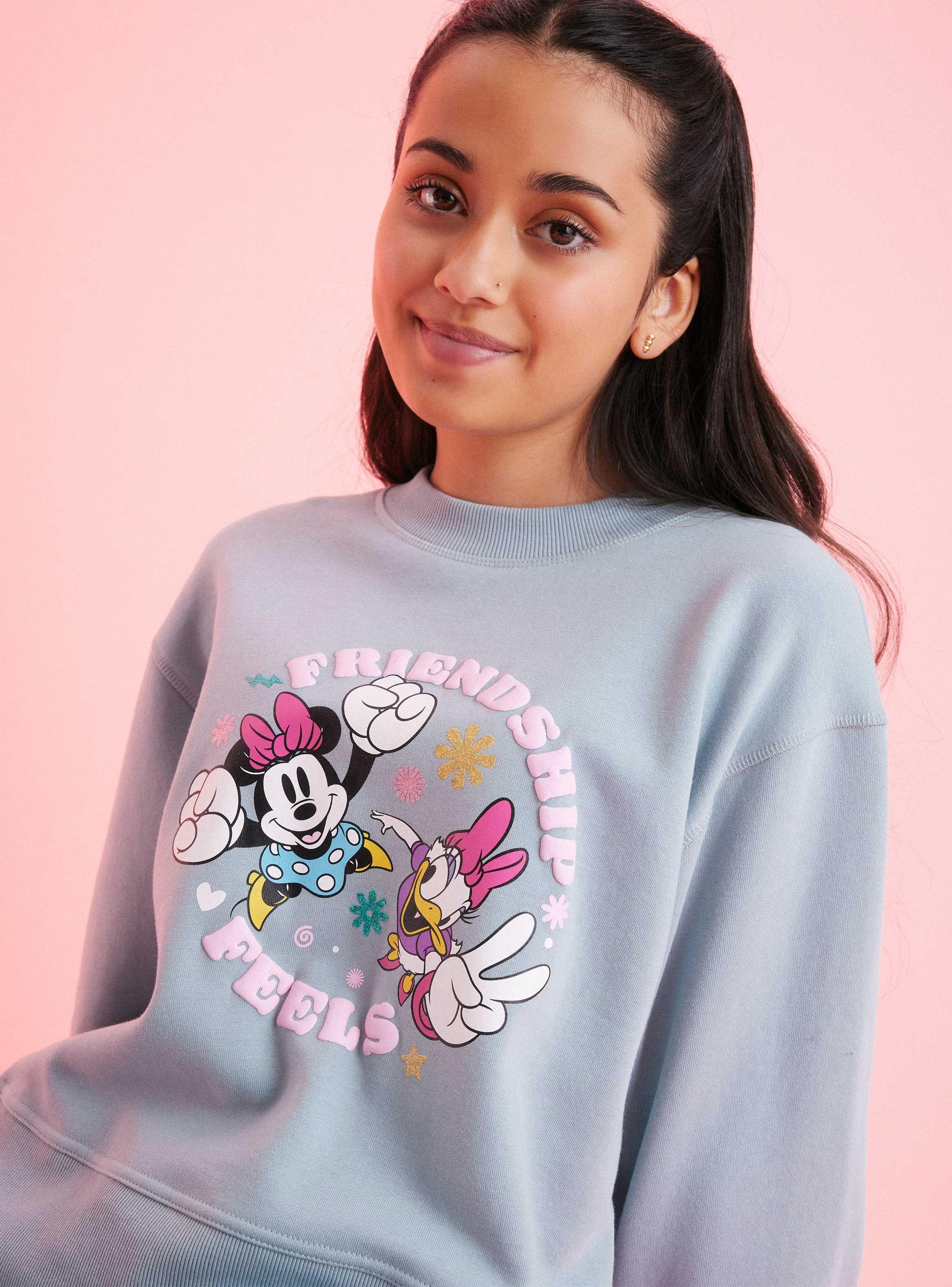 Polerón Crew Estampado Minnie Mouse-1