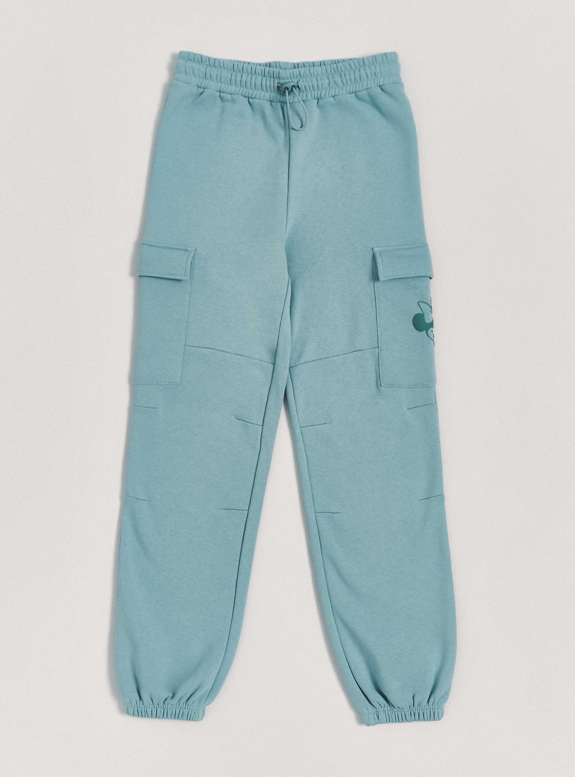 Pantalón Cargo Estampado en Bolsillo Minnie Mouse-2