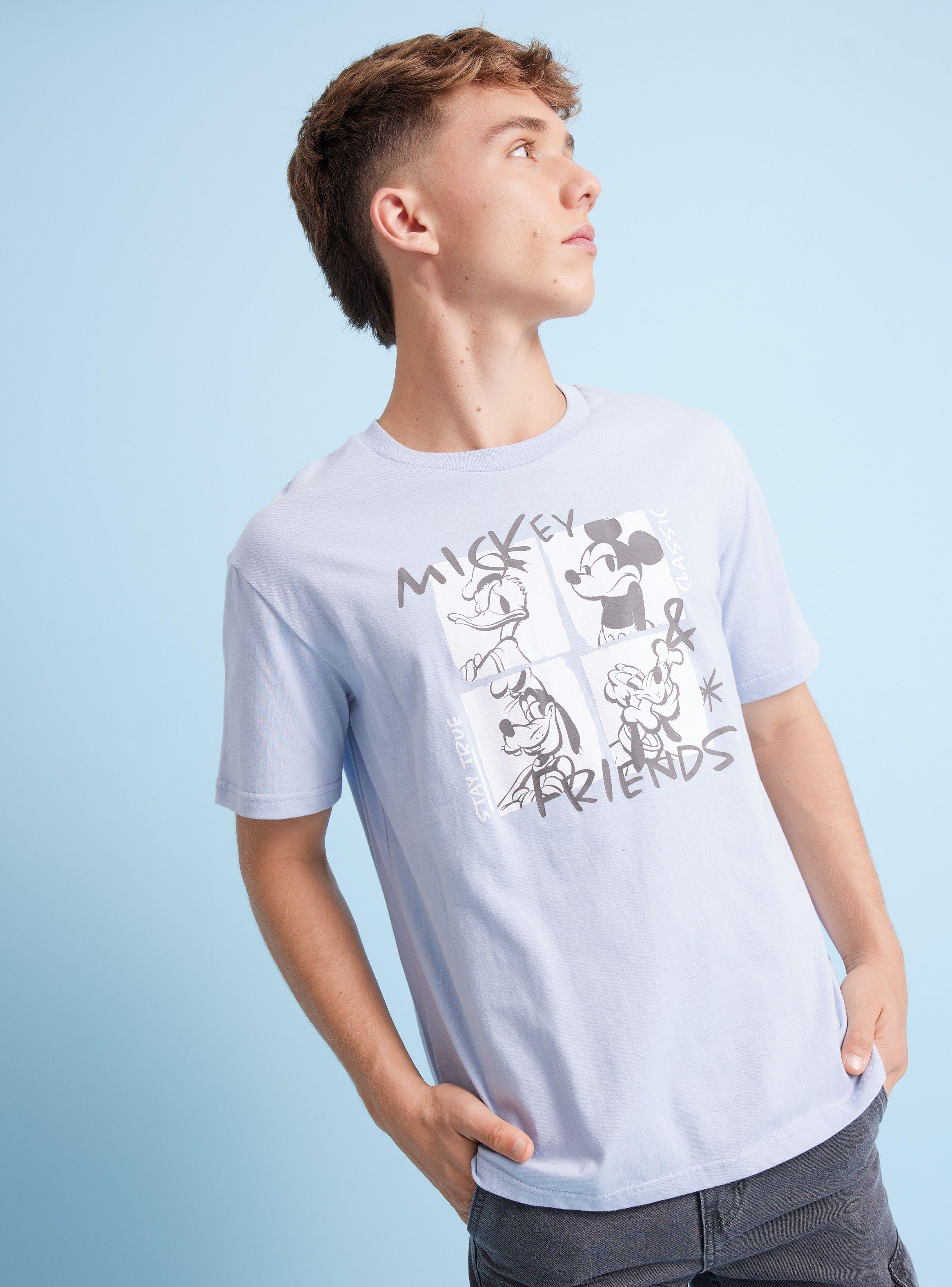 Polera Estampado Frontal Mickey Mouse y Amigos-0