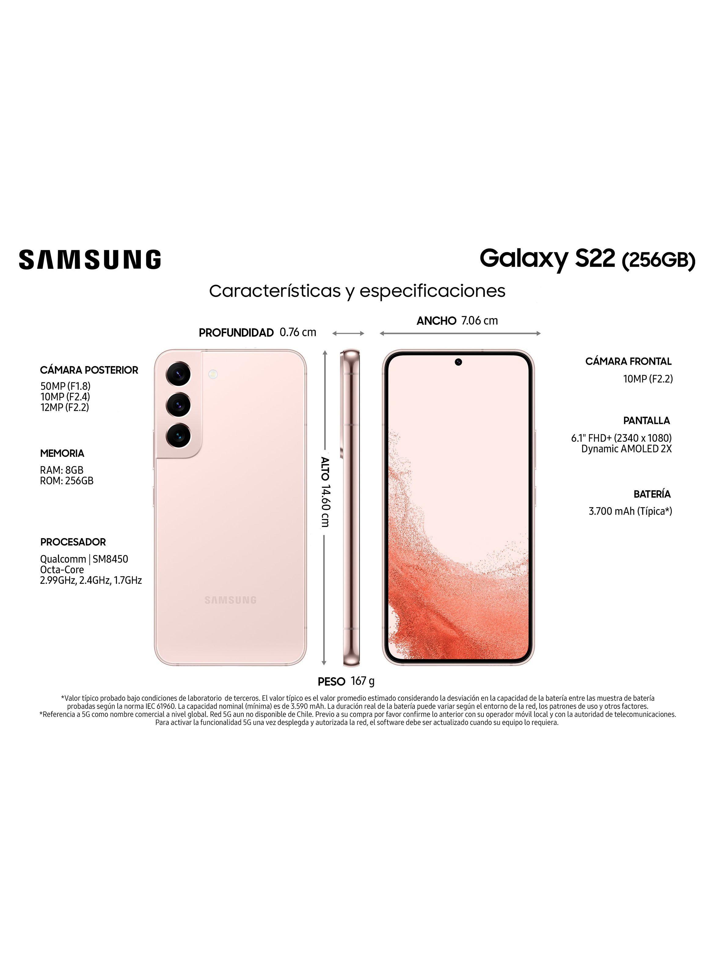 Smartphone Galaxy S22 256GB Pink Gold-1
