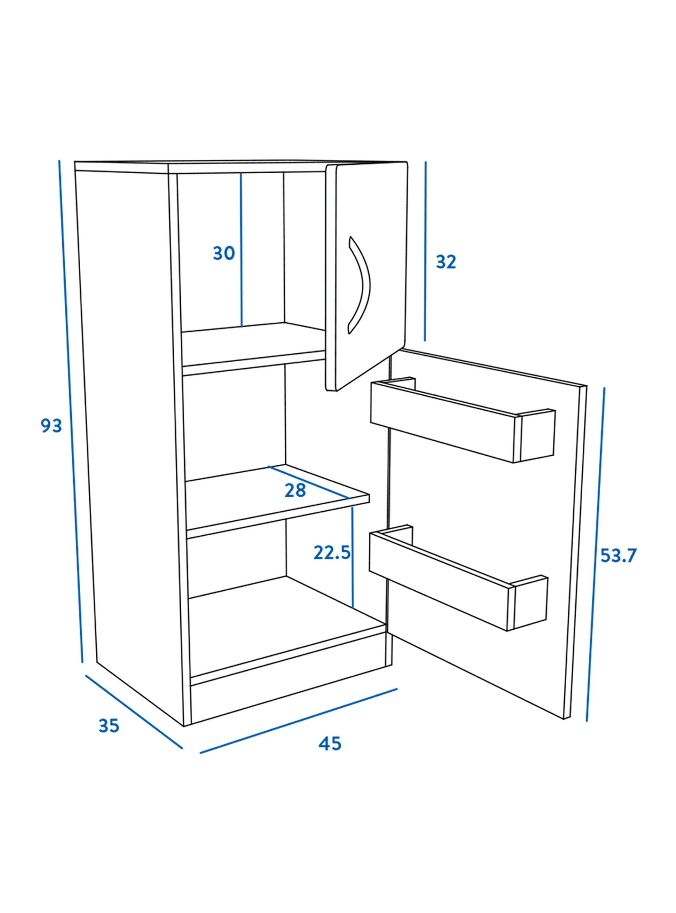 Refrigerador Kids 93x45x35 cm-2