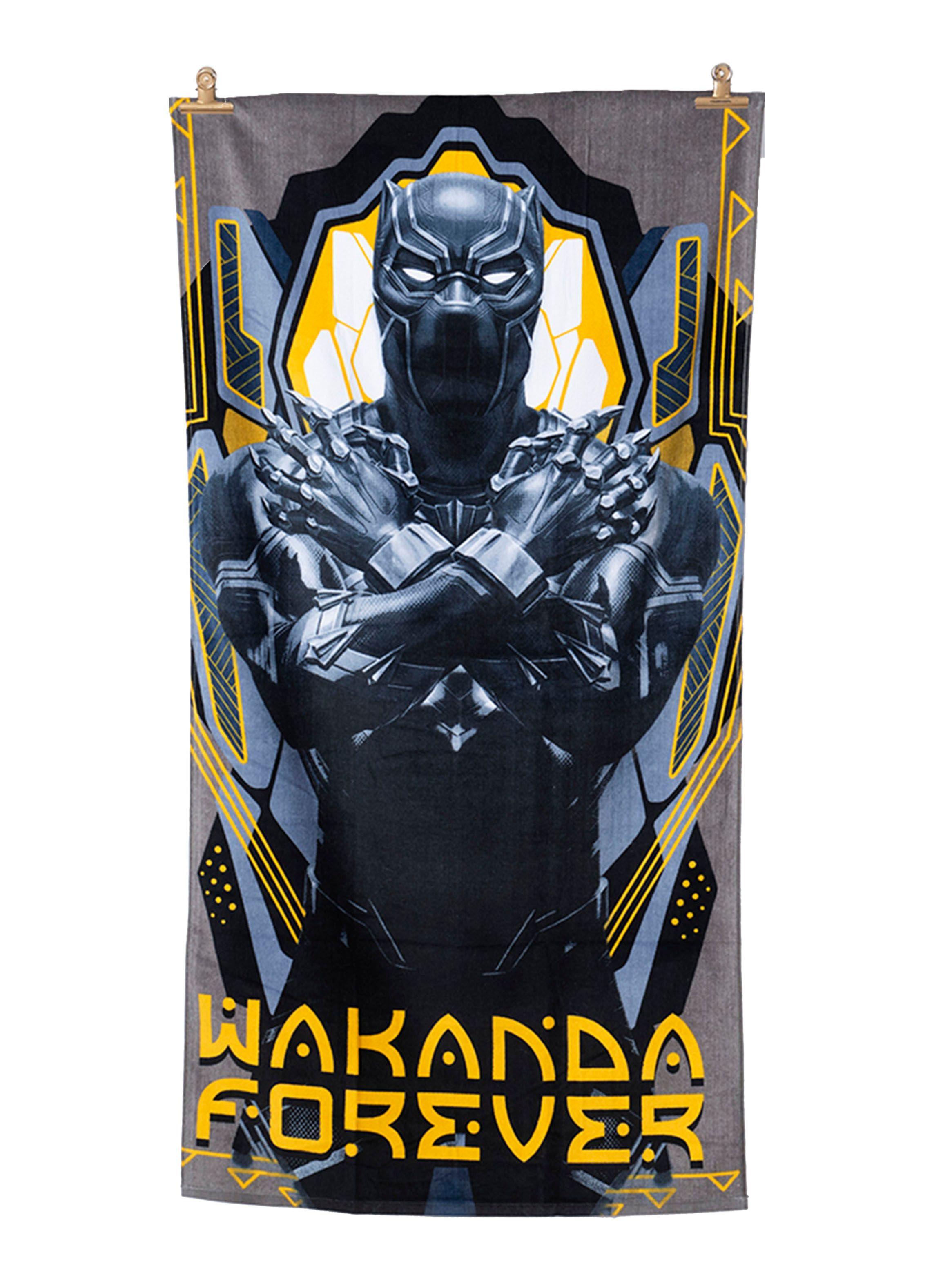 Toalla Playa 70x140 cm Avengers Pantera Negra-0