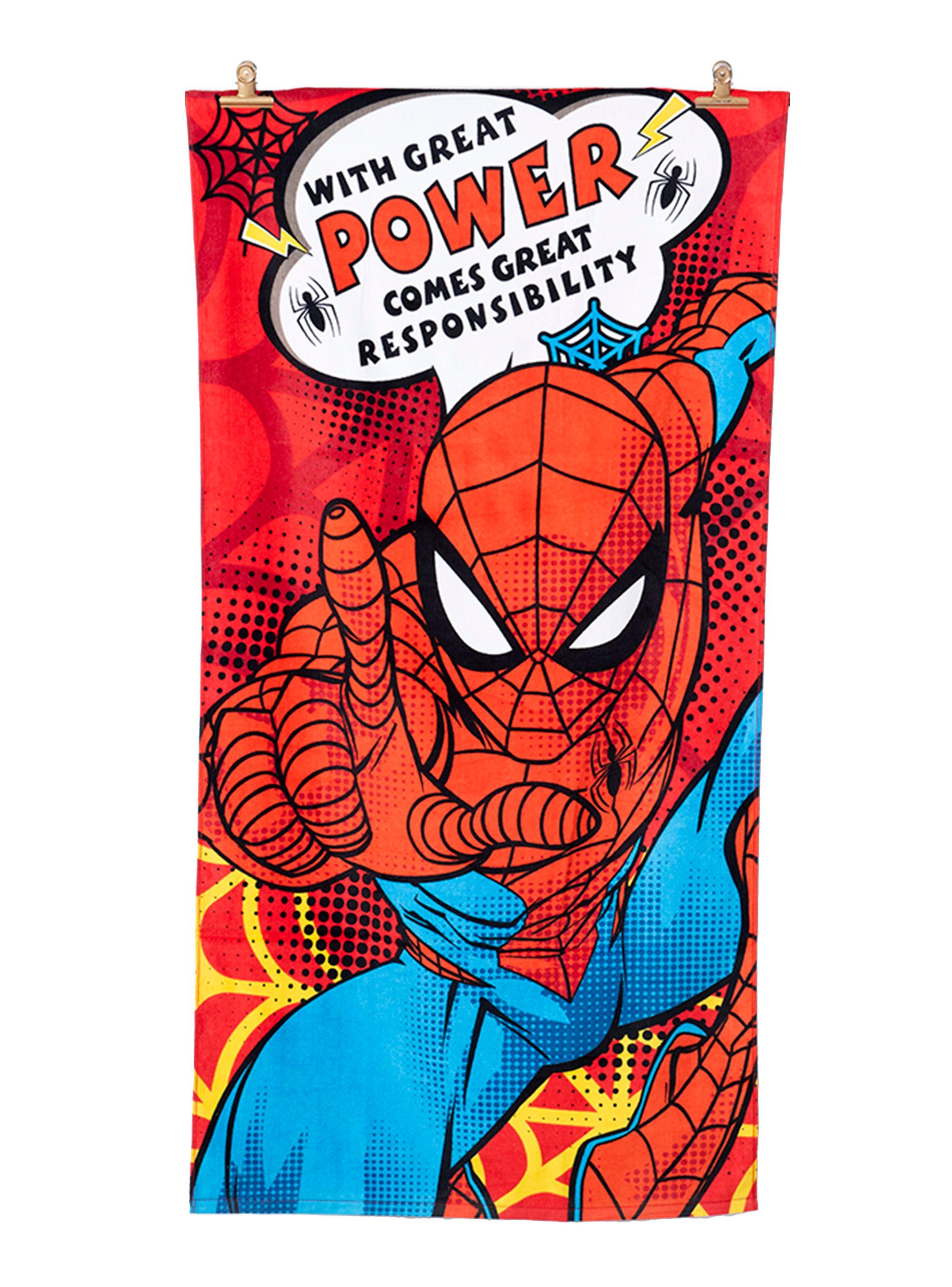 Toalla Playa 70x140 cm Spiderman Power-0
