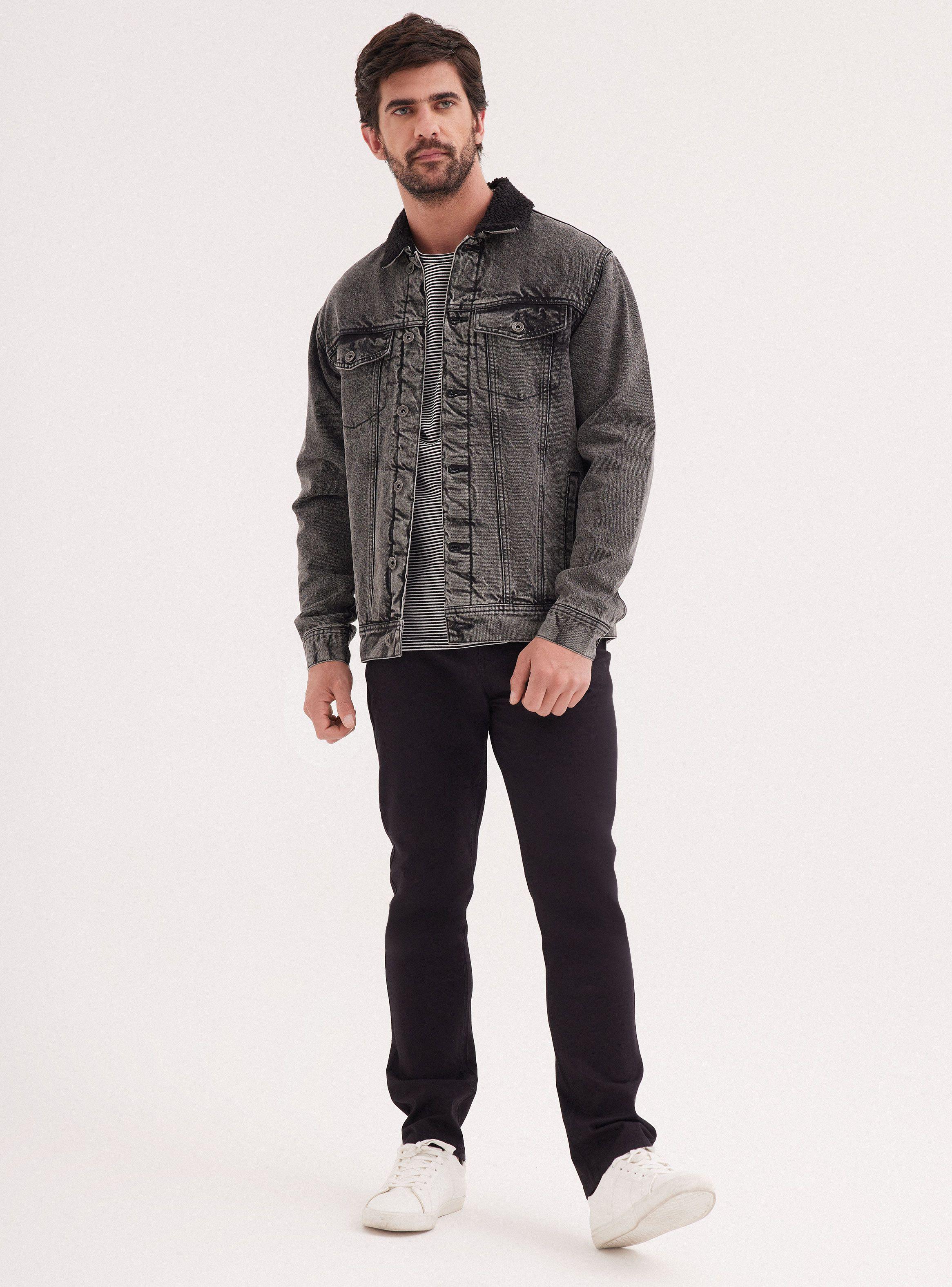 Chaqueta Estilo Aviadora Denim Chiporro-4