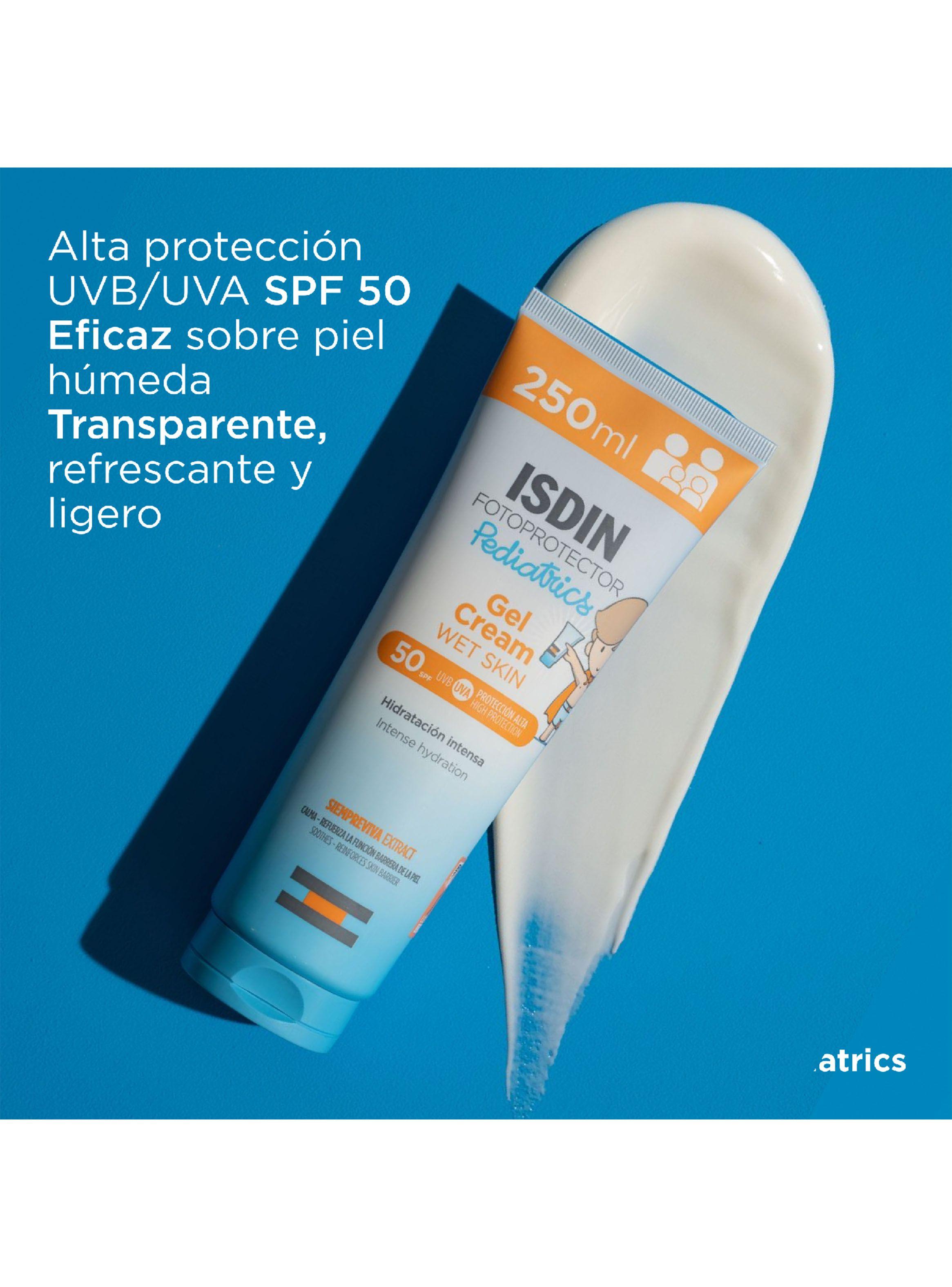 Pack Isdin Gel Crema Pediatrics Spf 50 250 ml y Fusion Water Pediatrics Spf 50 50 ml-2