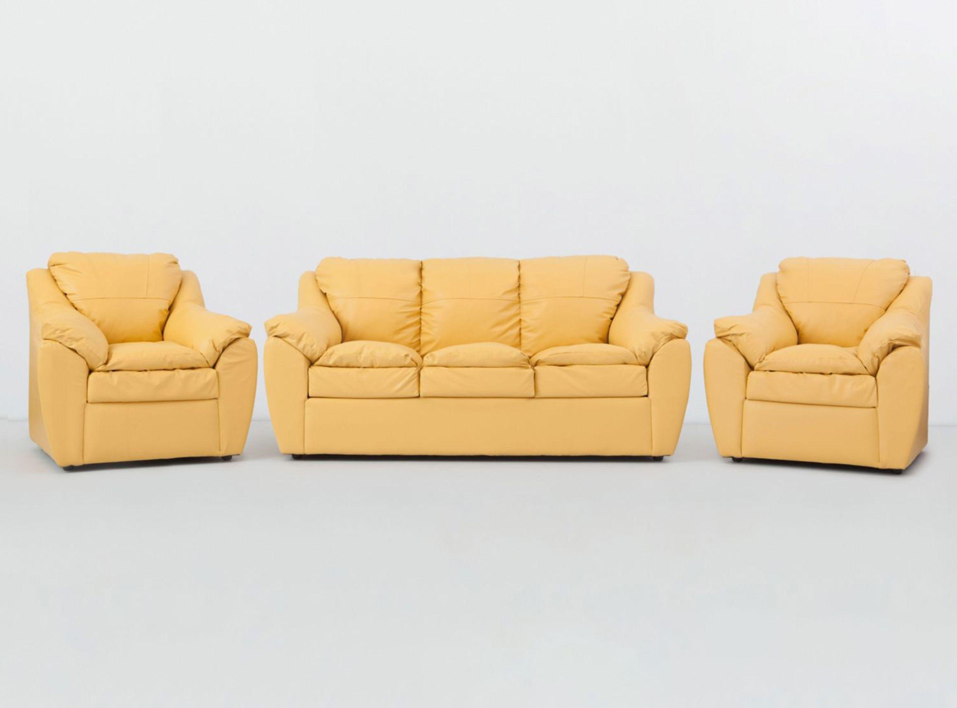 Juego Living Bali Ecocuero 3C + 2 Sillones Cabsur-0