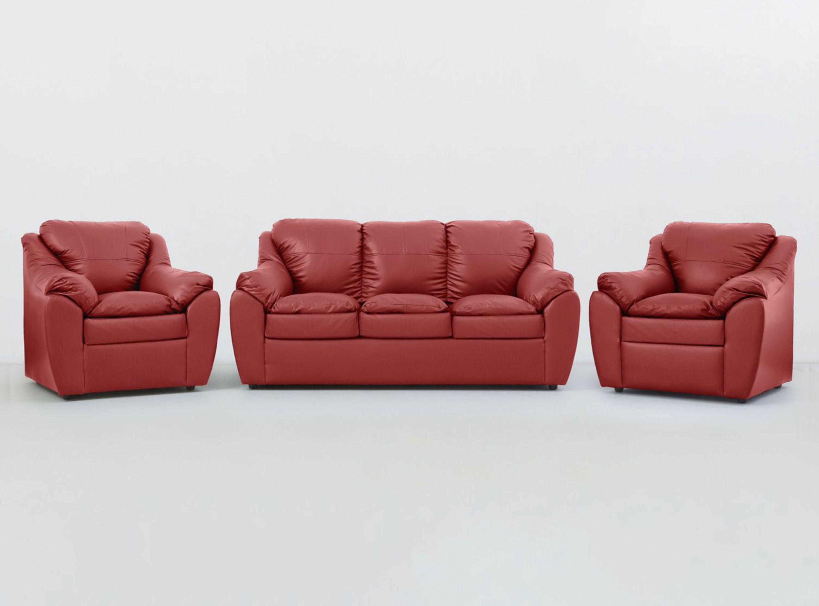 Juego Living Bali Ecocuero 3C + 2 Sillones Cabsur-0