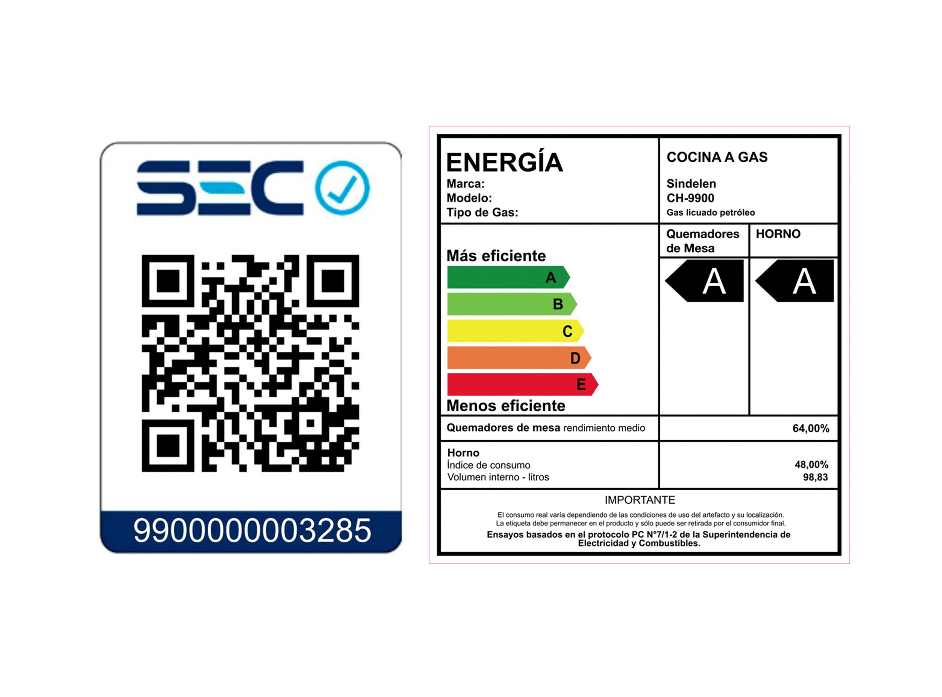 Cocina a Gas 6 Platos CH9900 Silver-4