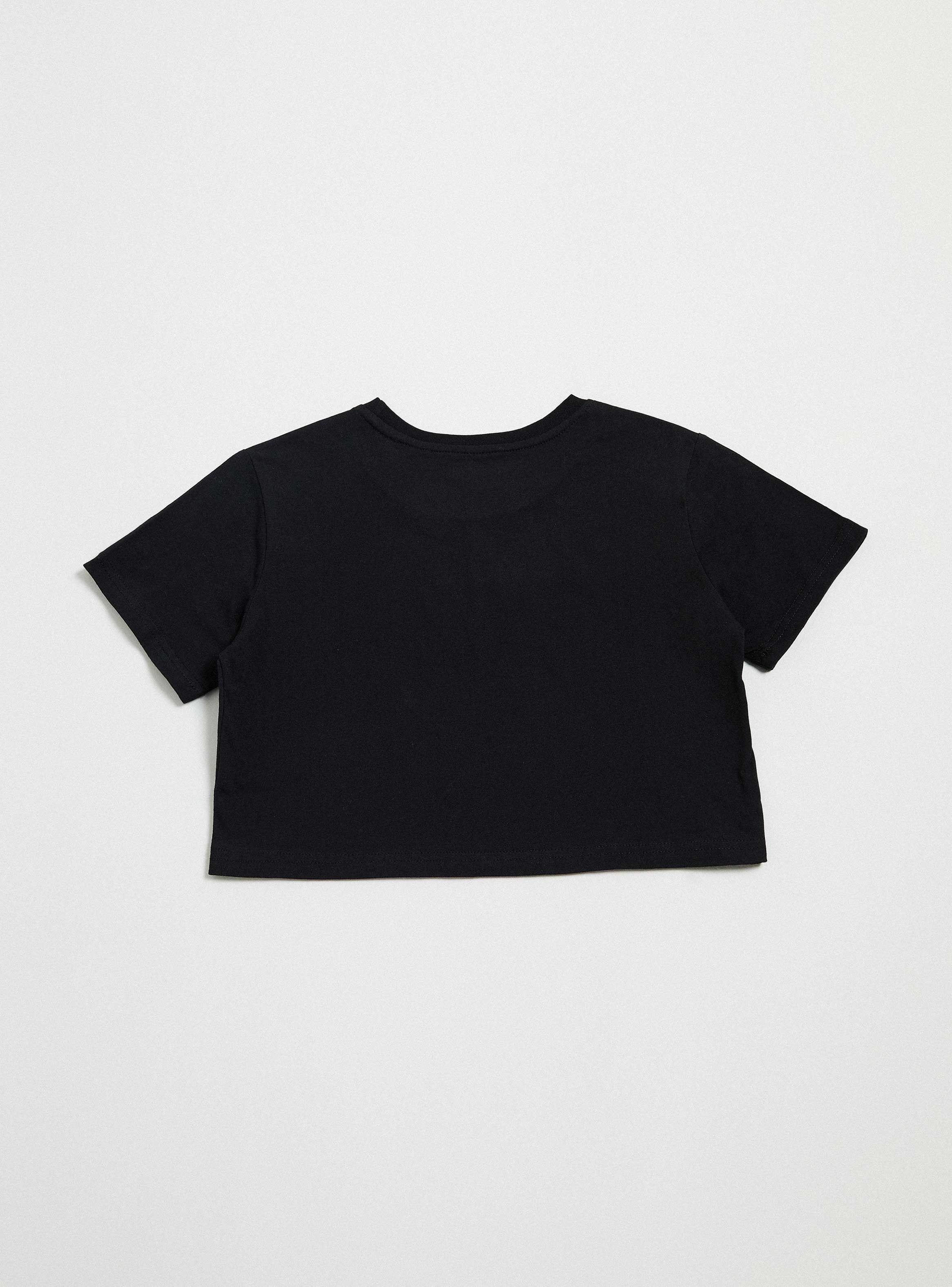 Polera Holgada Crop Estampado-3