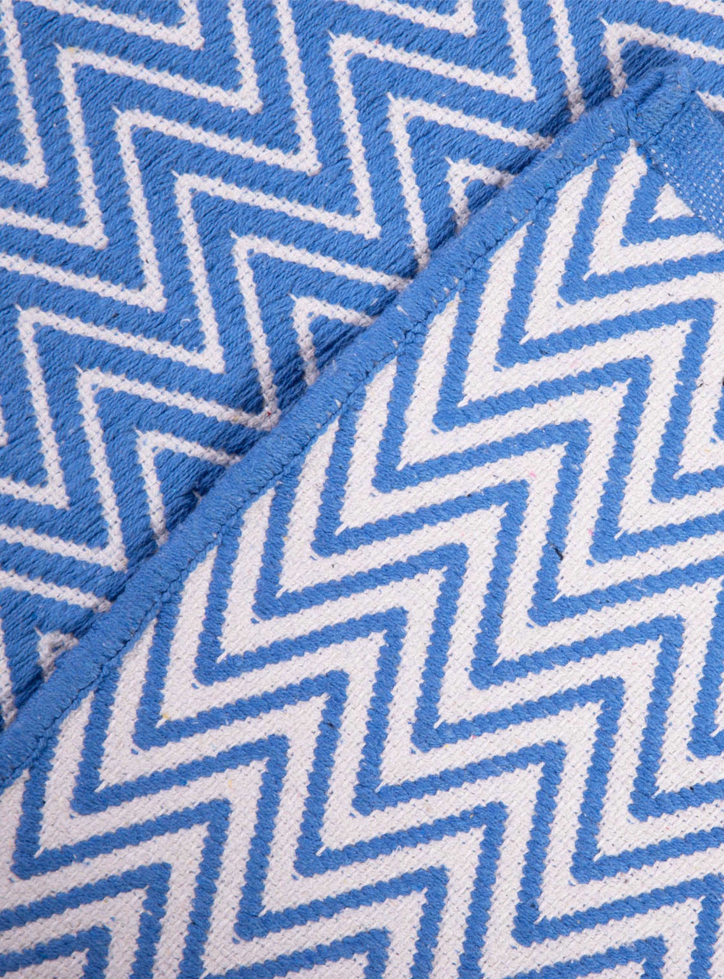 Alfombra Cotton Design 120x170 cm Azul-2