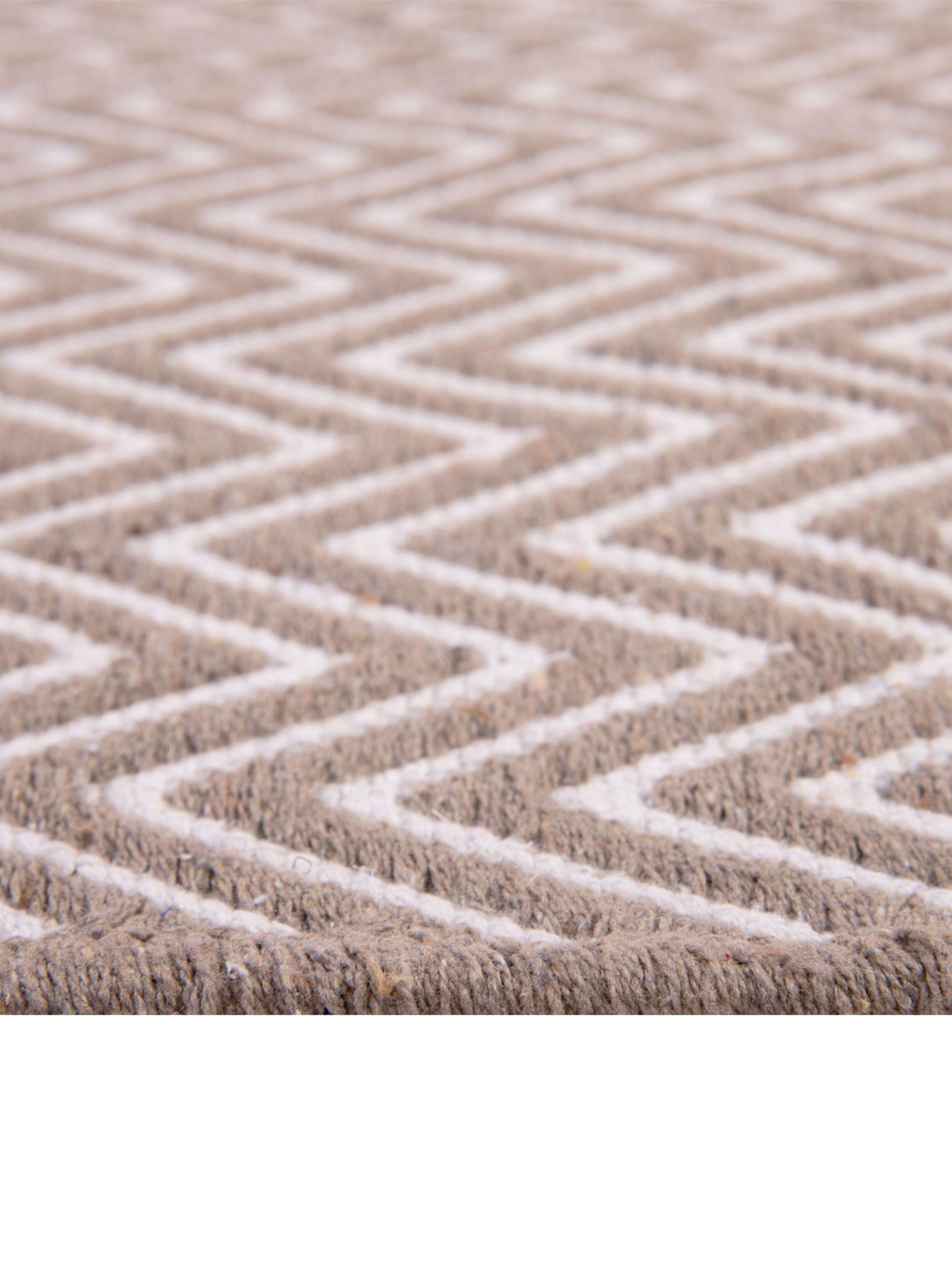 Alfombra Cotton Design 120x170 cm Beige-1