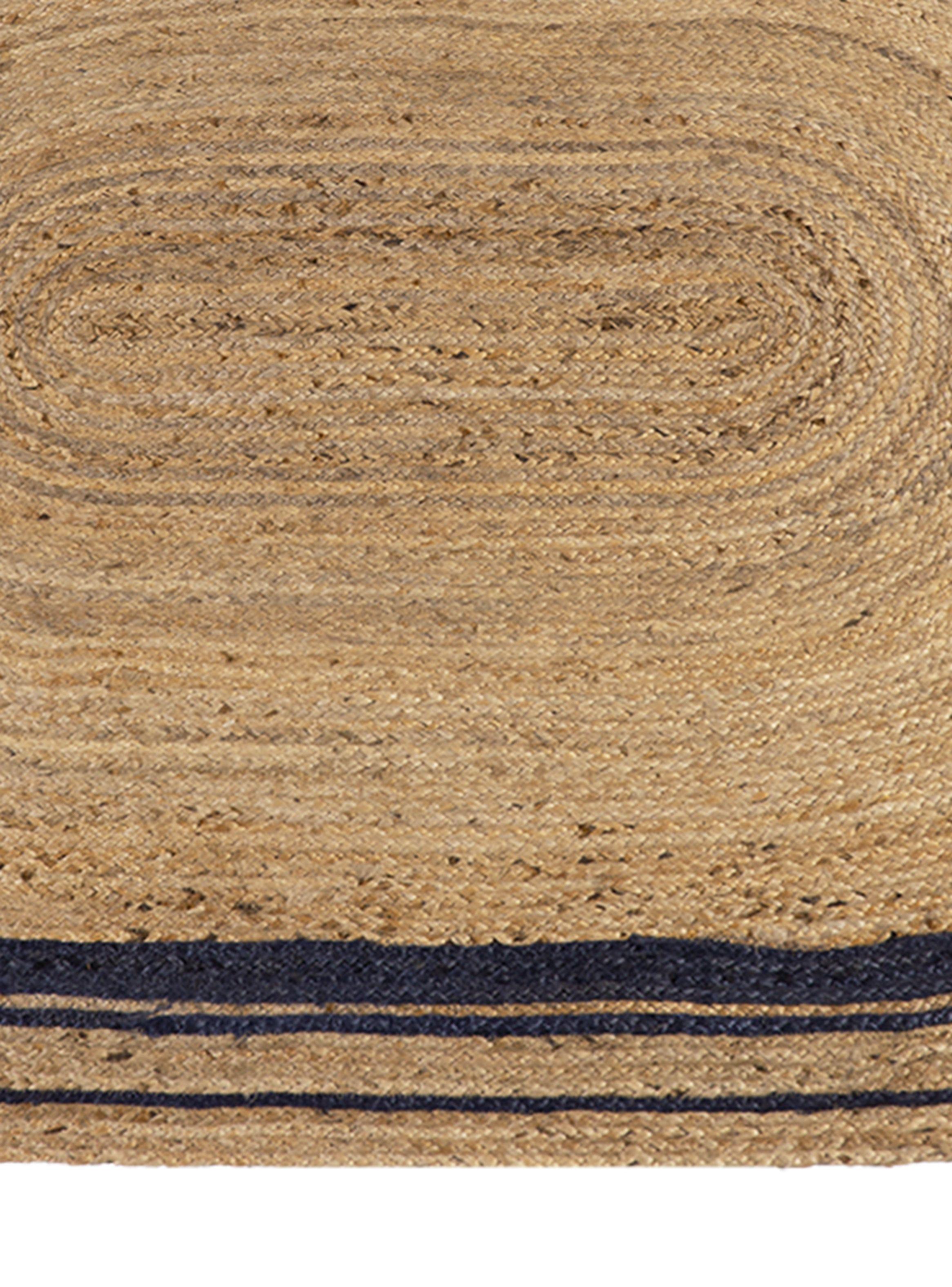 Alfombra Braided Yute 200x300 cm Natural-1