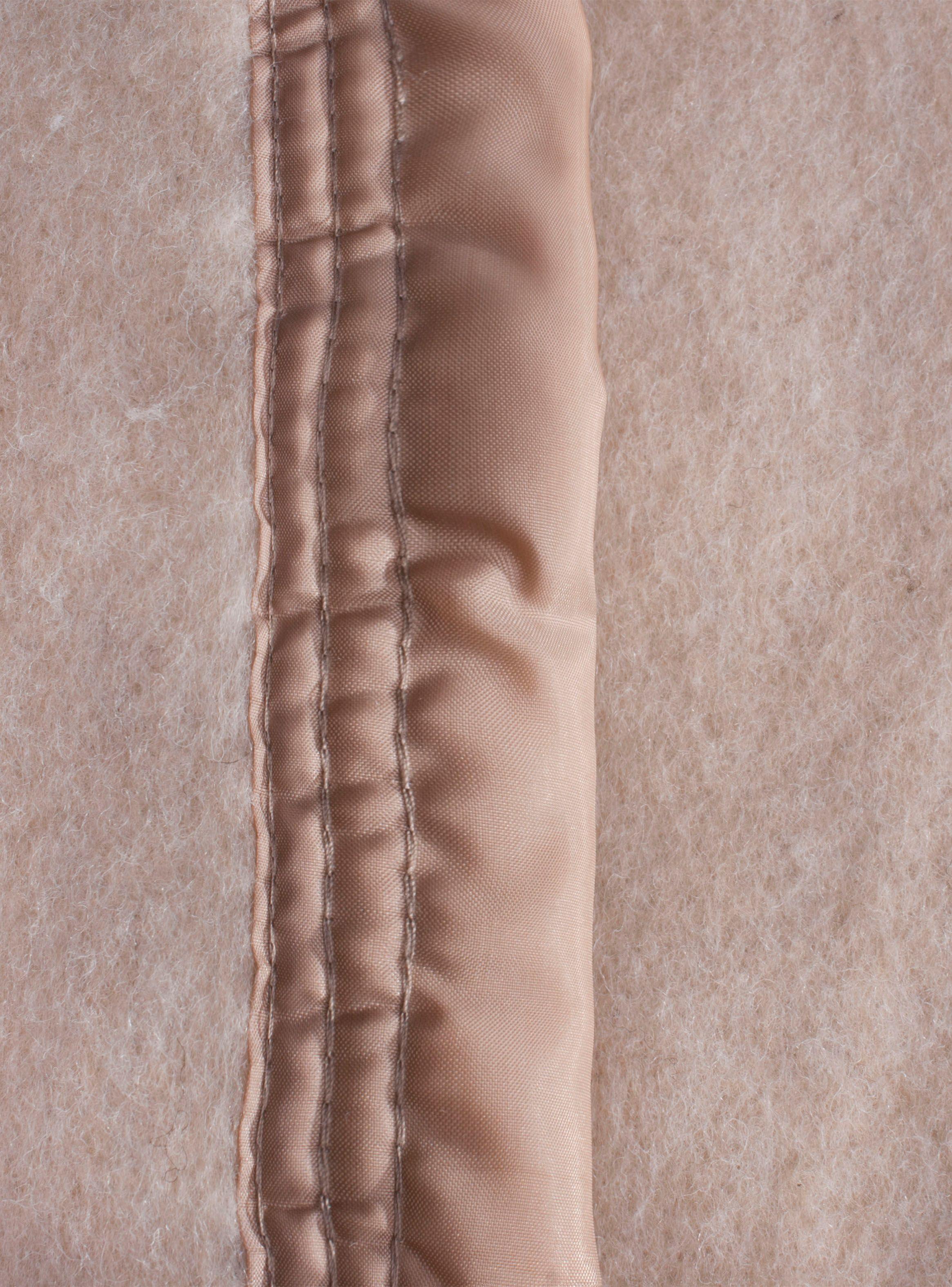 Frazada Lana King Beige Liso-2