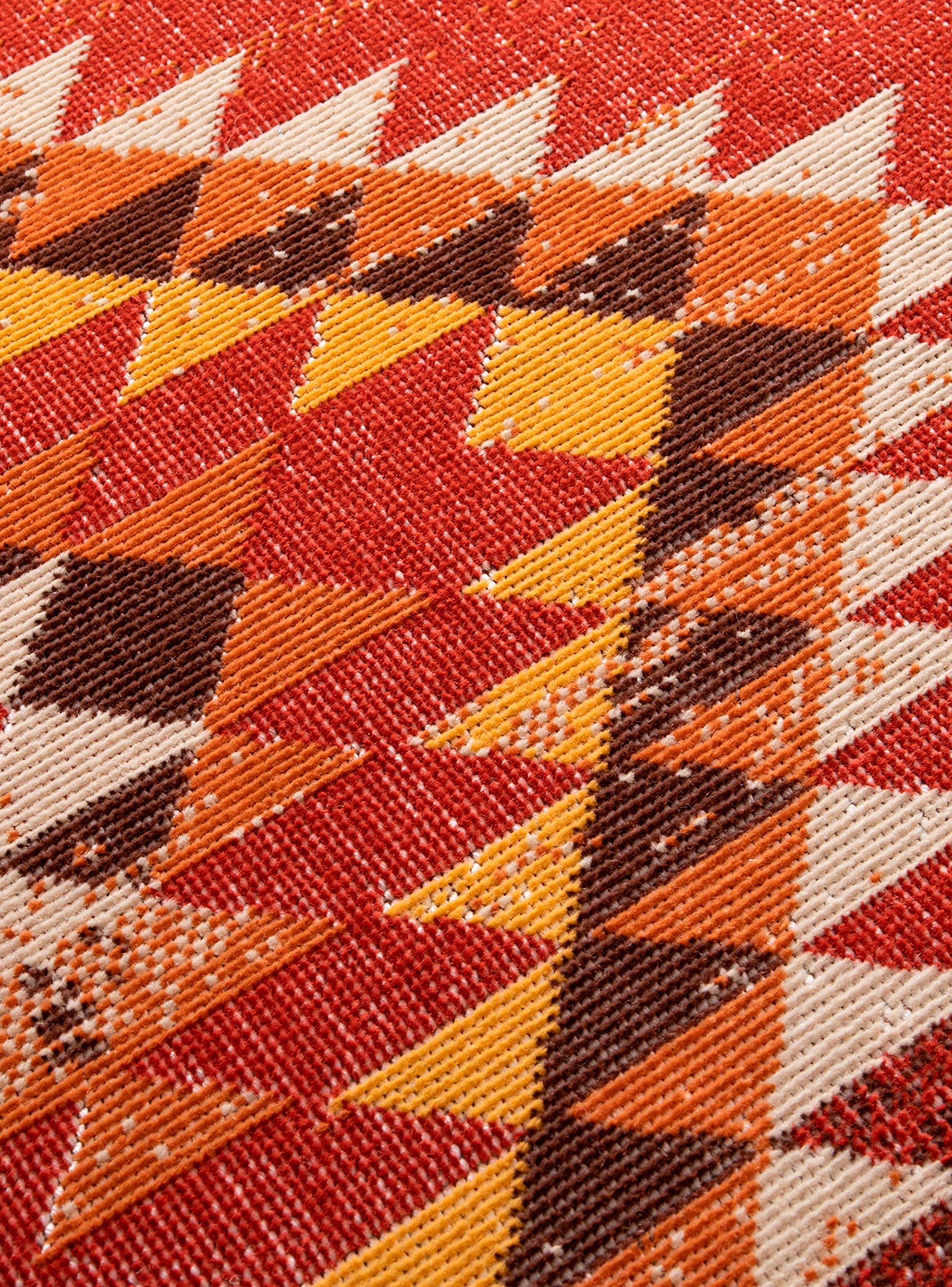 Alfombra Nigeria 160x230 cm Rojo-2