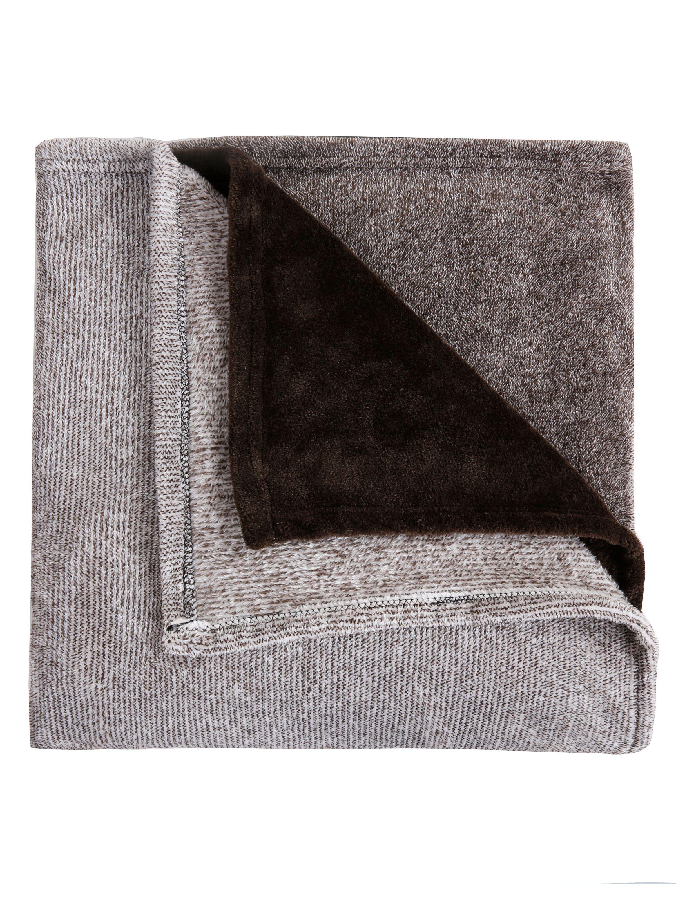 Frazada Flannel Cationic King Café-2