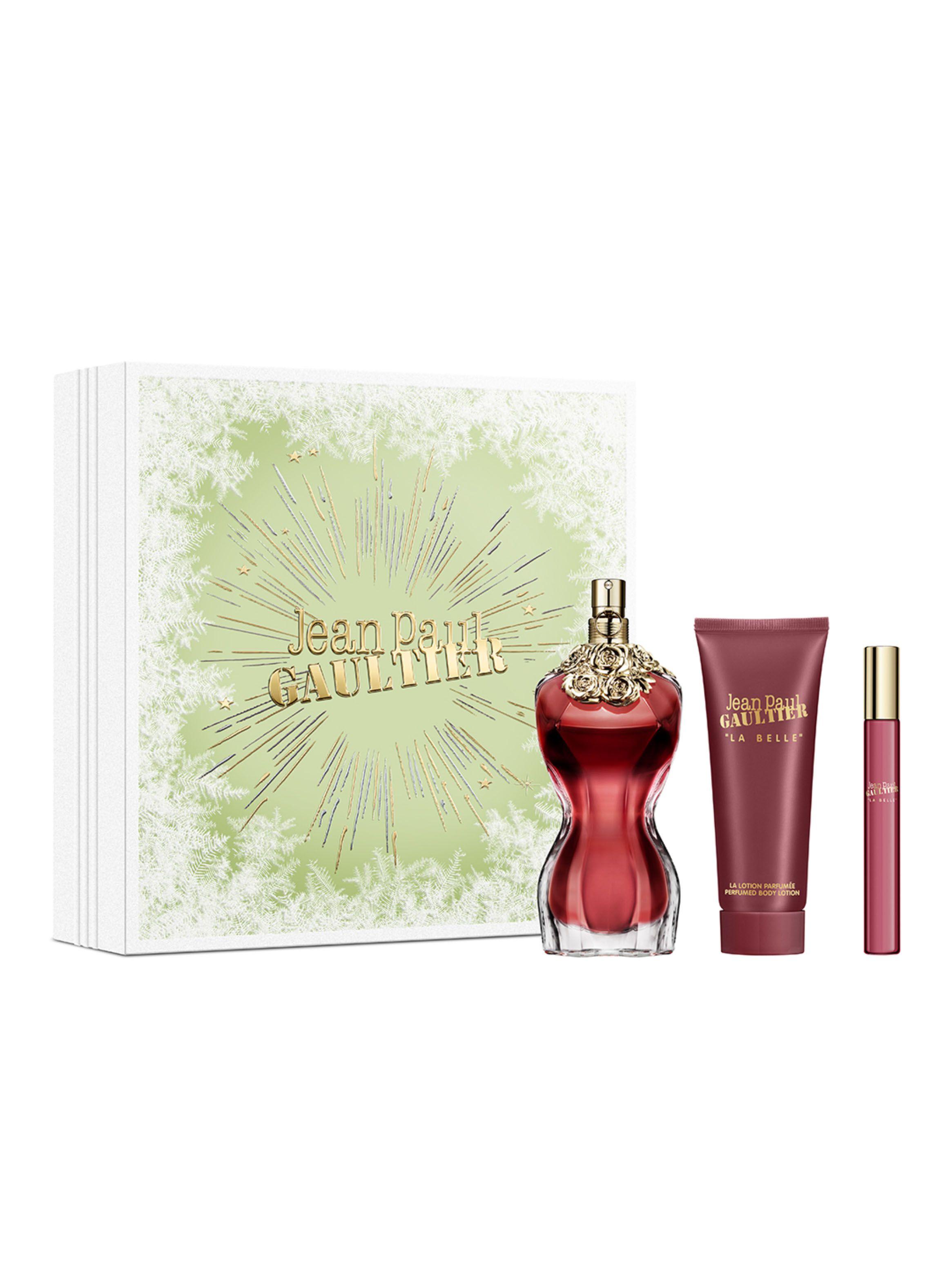 Set Perfume La Belle EDP Mujer 100 ml + Body Lotion 75 ml + Megaspritzer-1