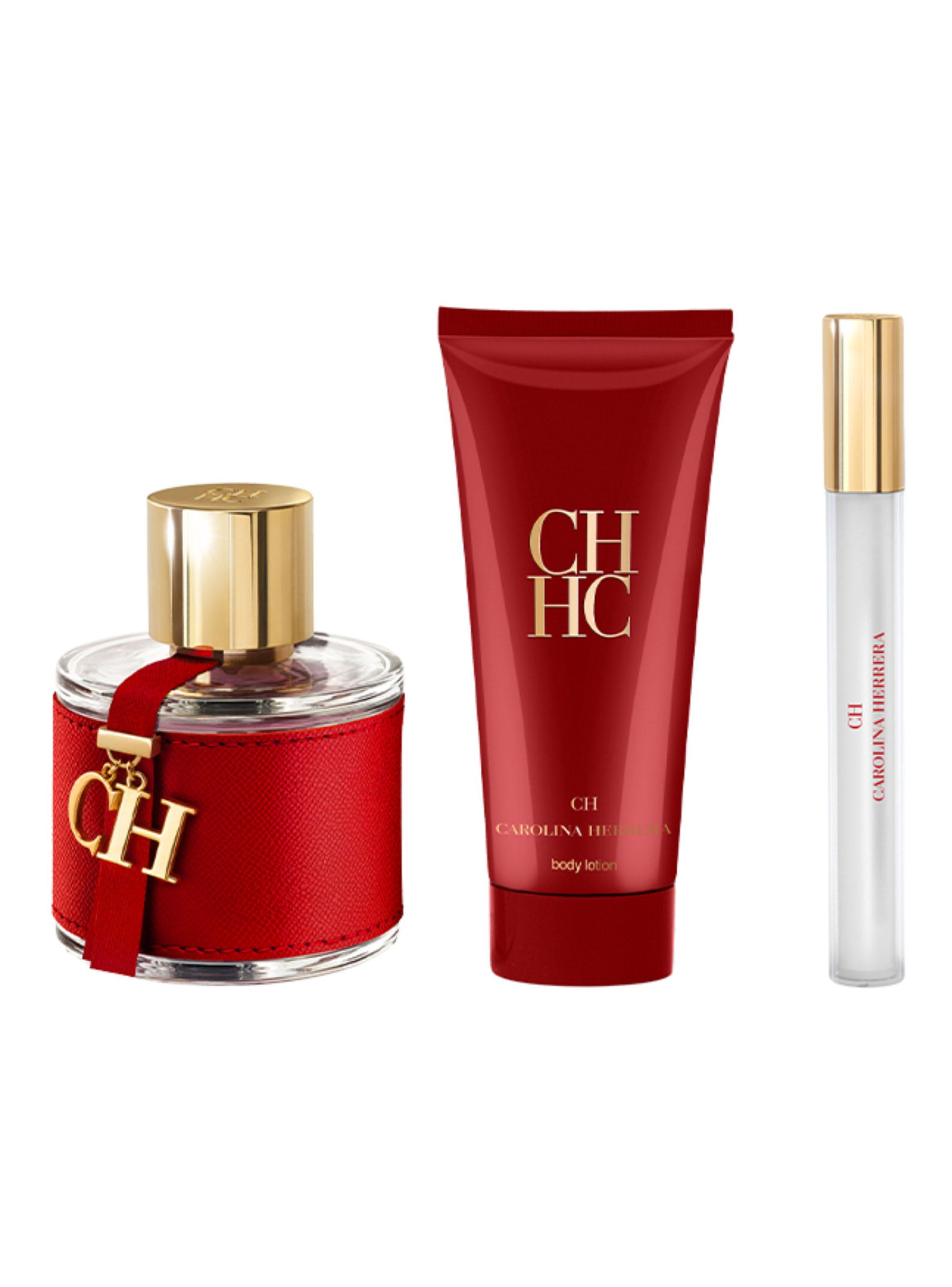Set Perfume Carolina Herrera CHT EDT Mujer 100 ml + Body Lotion 100 ml + Megaspritzer-0