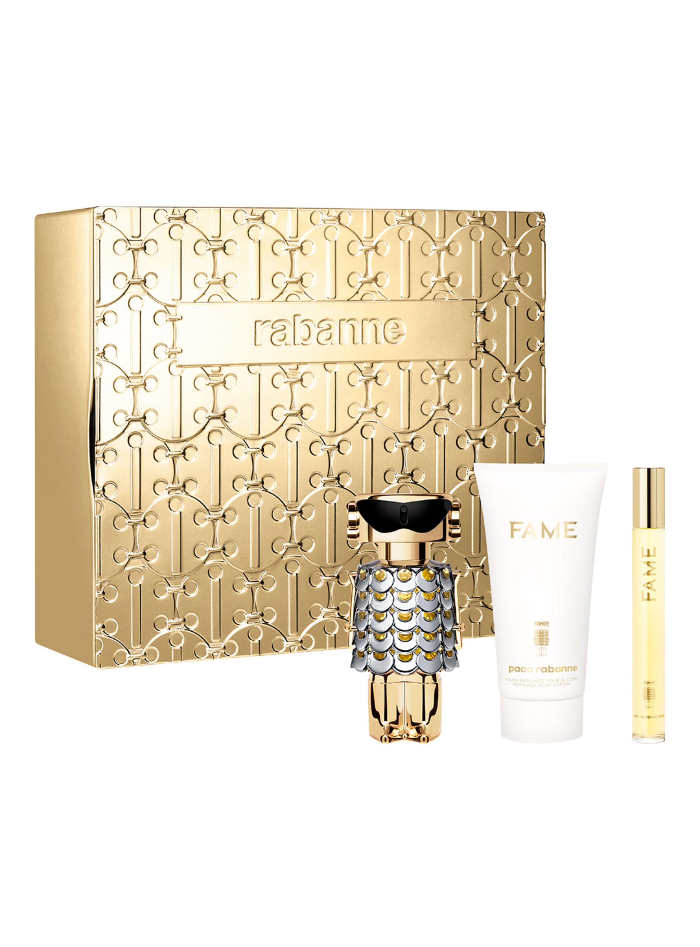 Set Perfume Paco Rabanne Fame EDP Mujer 50 ml + Body Lotion 75 ml + Megaspritzer 10 ml-1