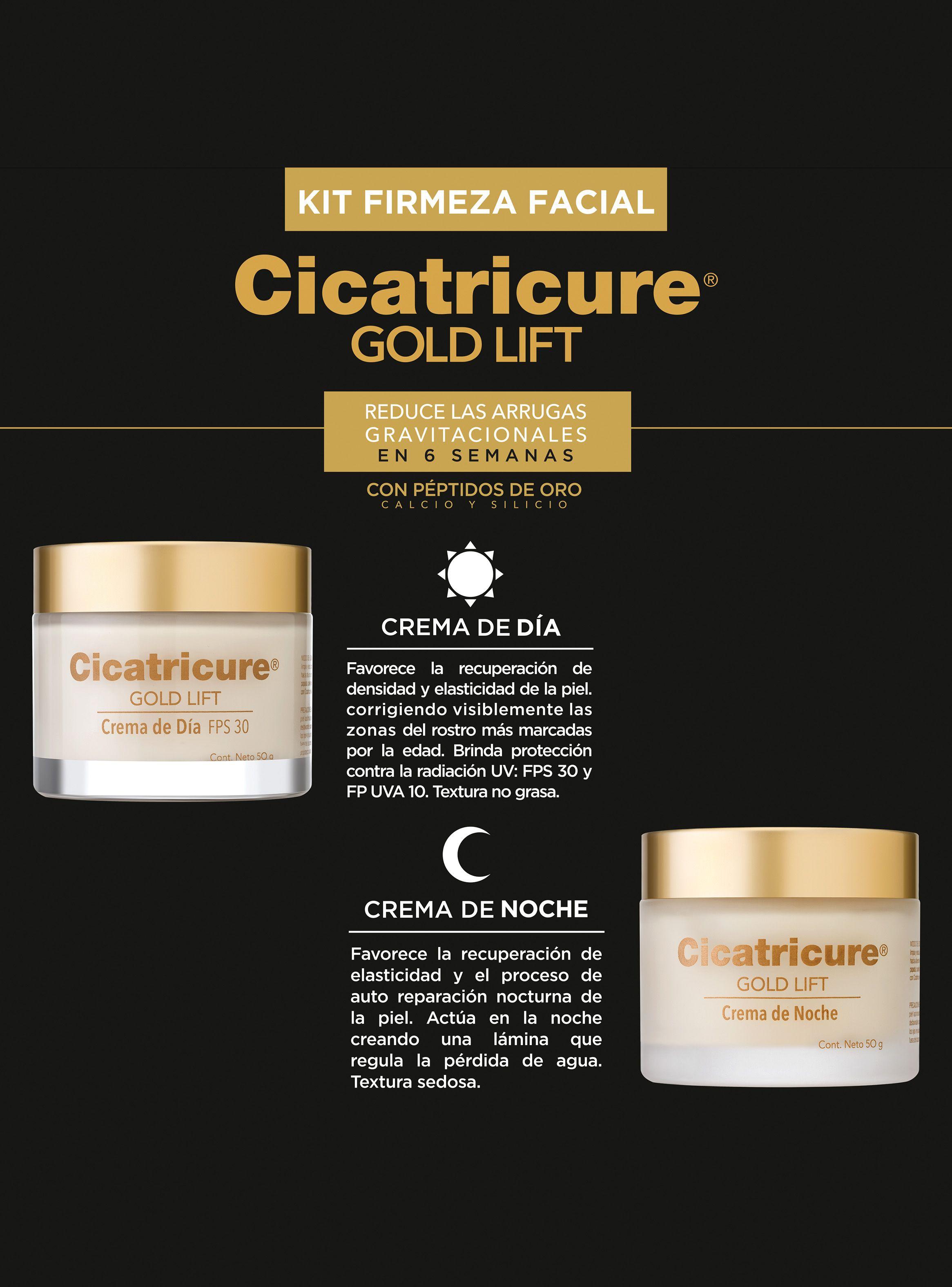 Pack Cicatricure Gold Lift Crema Día y Noche 50 g c/u-3