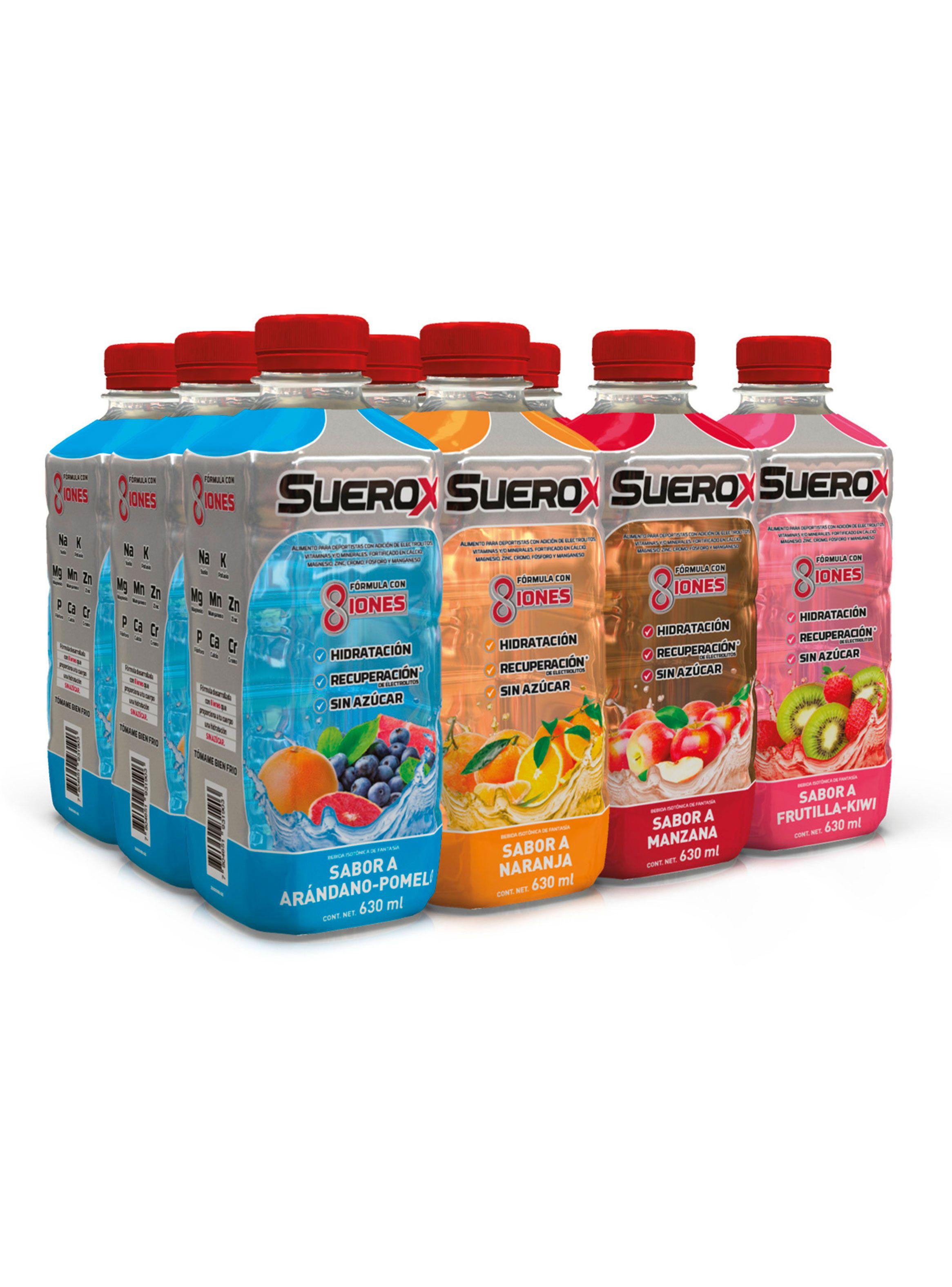 Pack Suerox Bebidas Hidratantes 12 Unidades 600 ml c/u-0