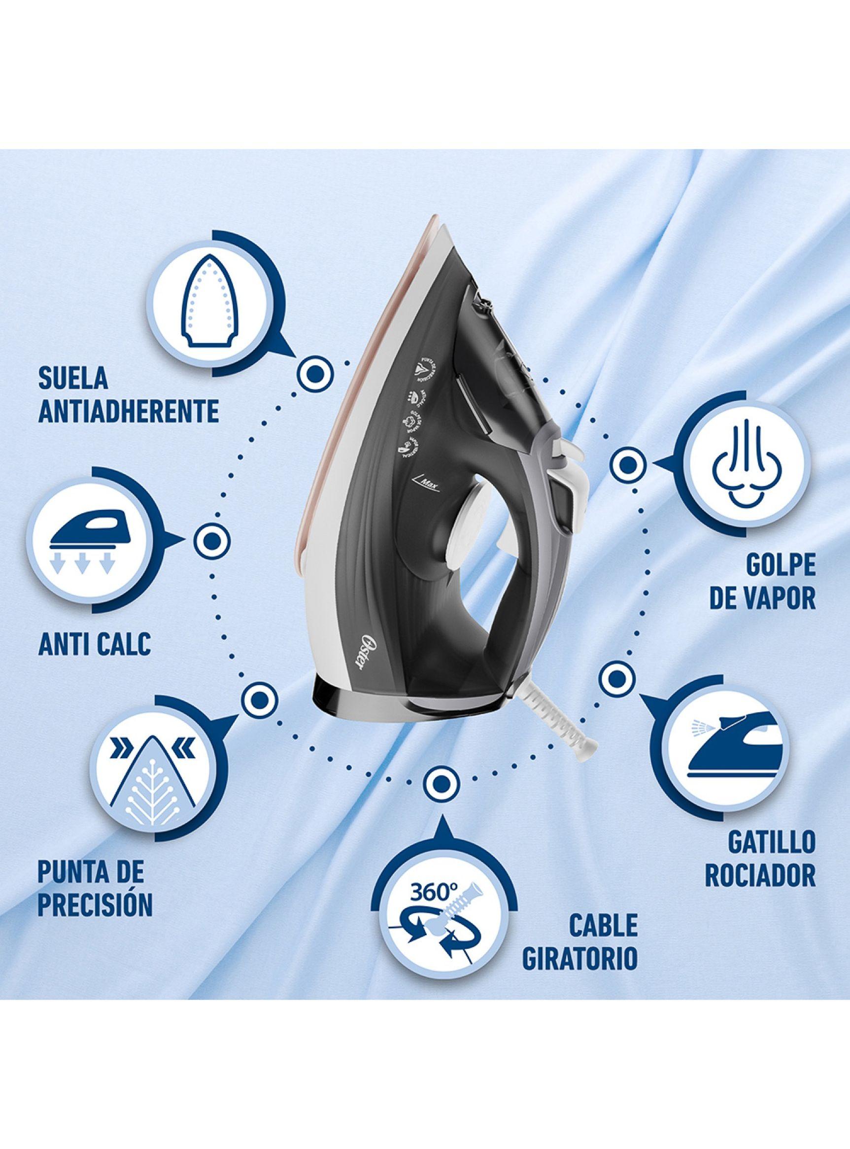 Plancha de Vapor con Suela Grande de Cerámica P2501-4