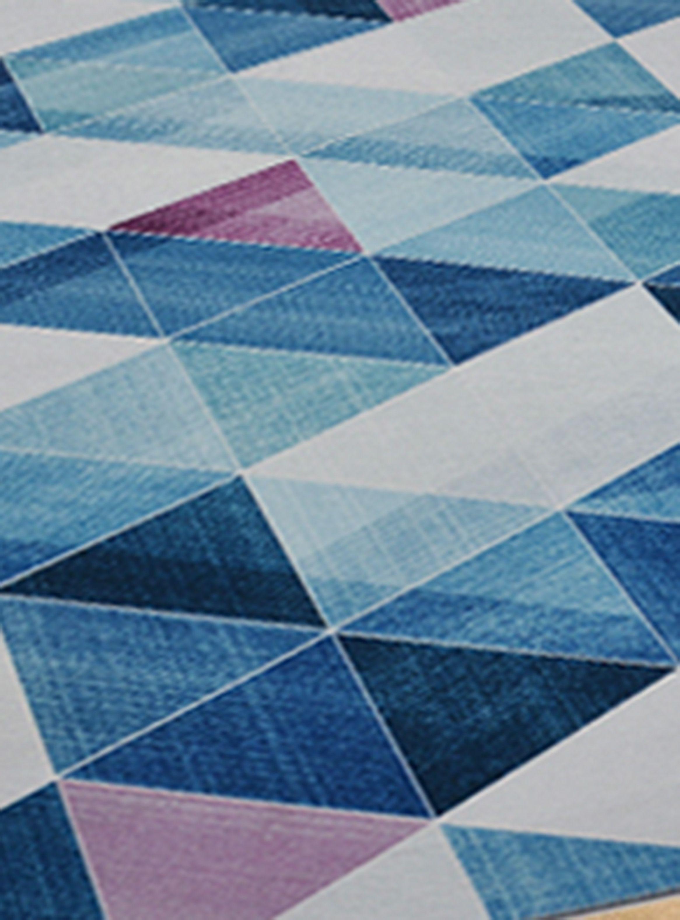 Alfombra Chenille Zentrum 200x280 cm Azul-1