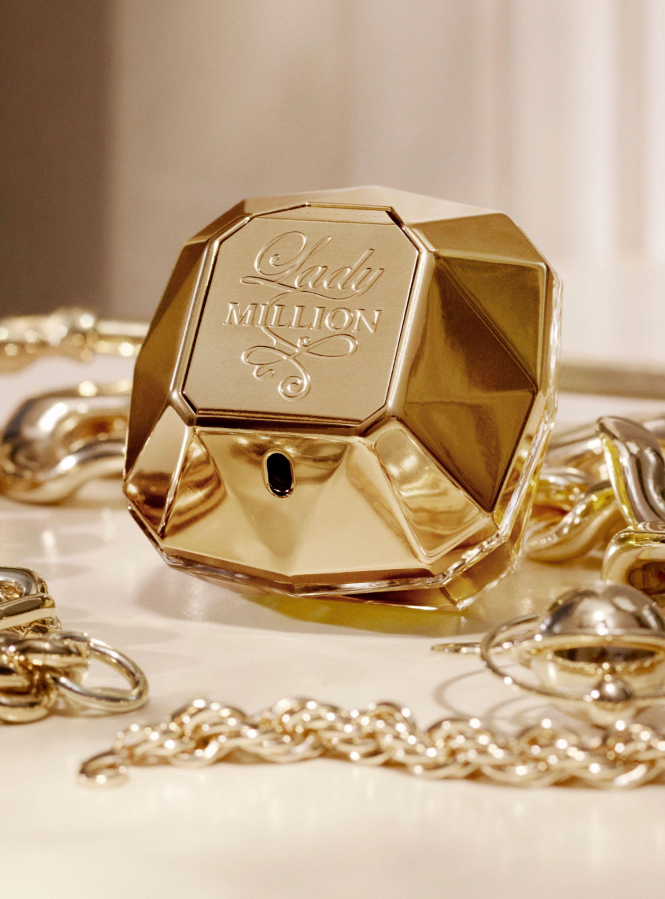 Set Perfume Rabanne Lady Million EDP Mujer 80 ml + Body Lotion 100 ml + Megaspritzer 10 ml-2
