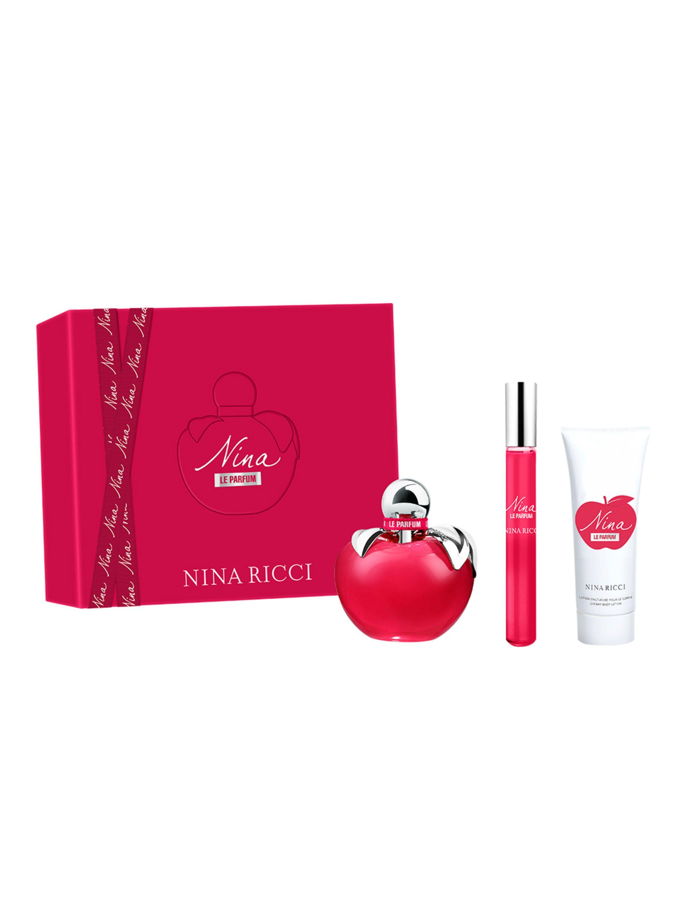 Set Perfume Nina Le Parfum EDP Mujer 80 ml + Body Lotion 75 ml + Roll On 10 ml-1